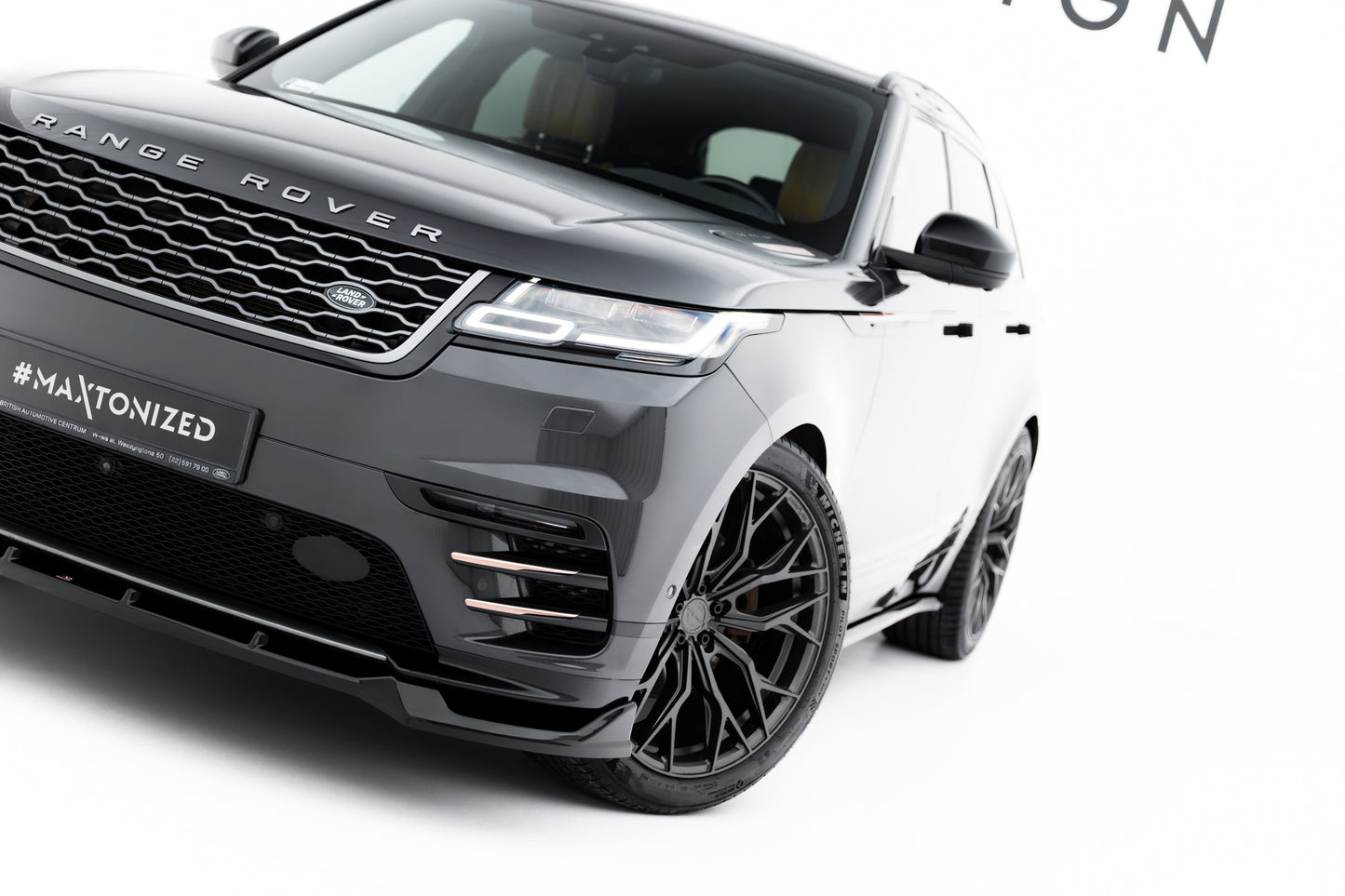 Set of splitters land rover range rover velar r-dynamic mk1 (the kit is not compatible with a towbar)