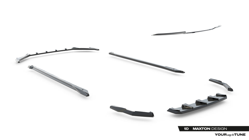 Set of splitters lexus is 500 mk3 facelift 2 (xe30)