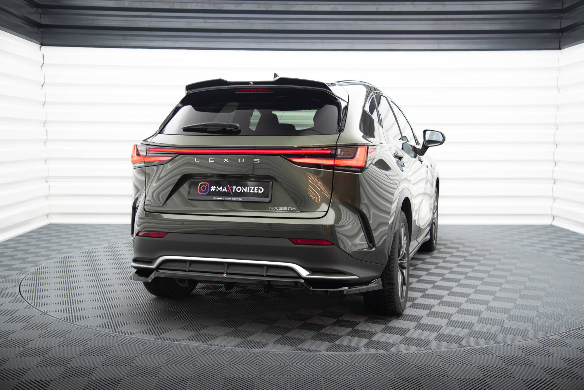Set of splitters lexus nx f-sport mk2