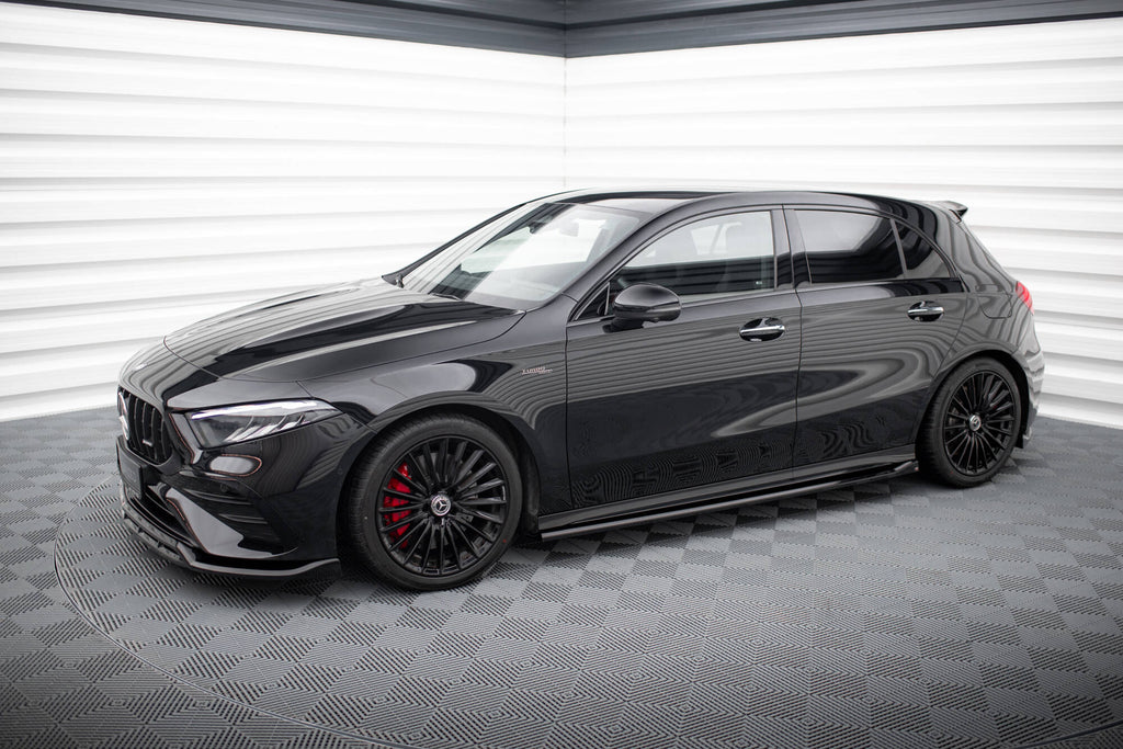 Set of splitters mercedes-amg a35 hatchback w177 facelift