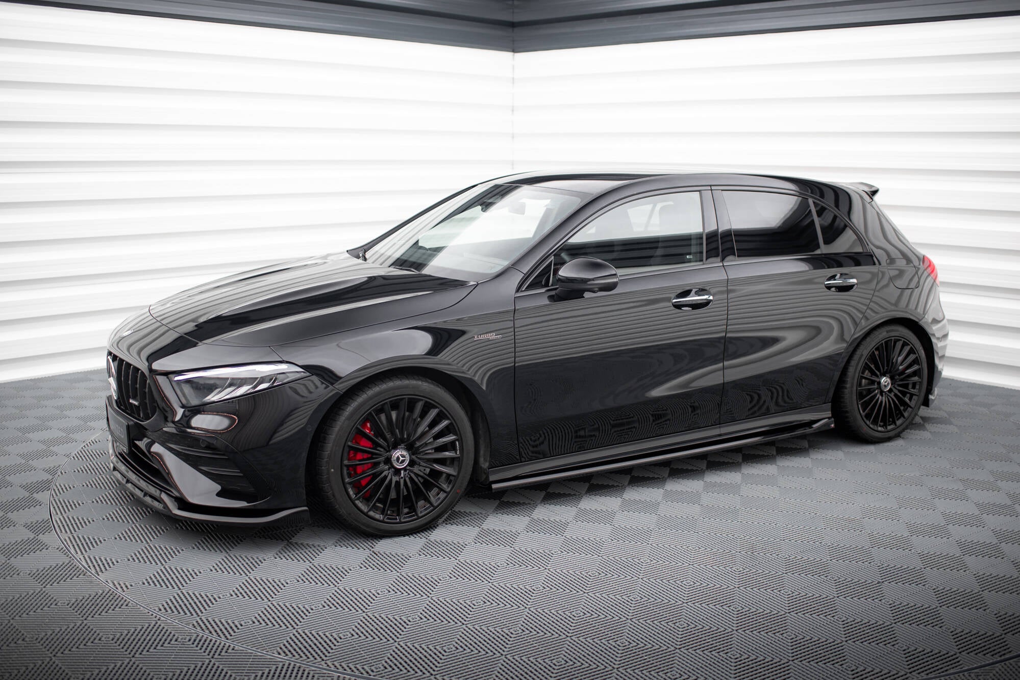 Set of splitters mercedes-amg a35 hatchback w177 facelift