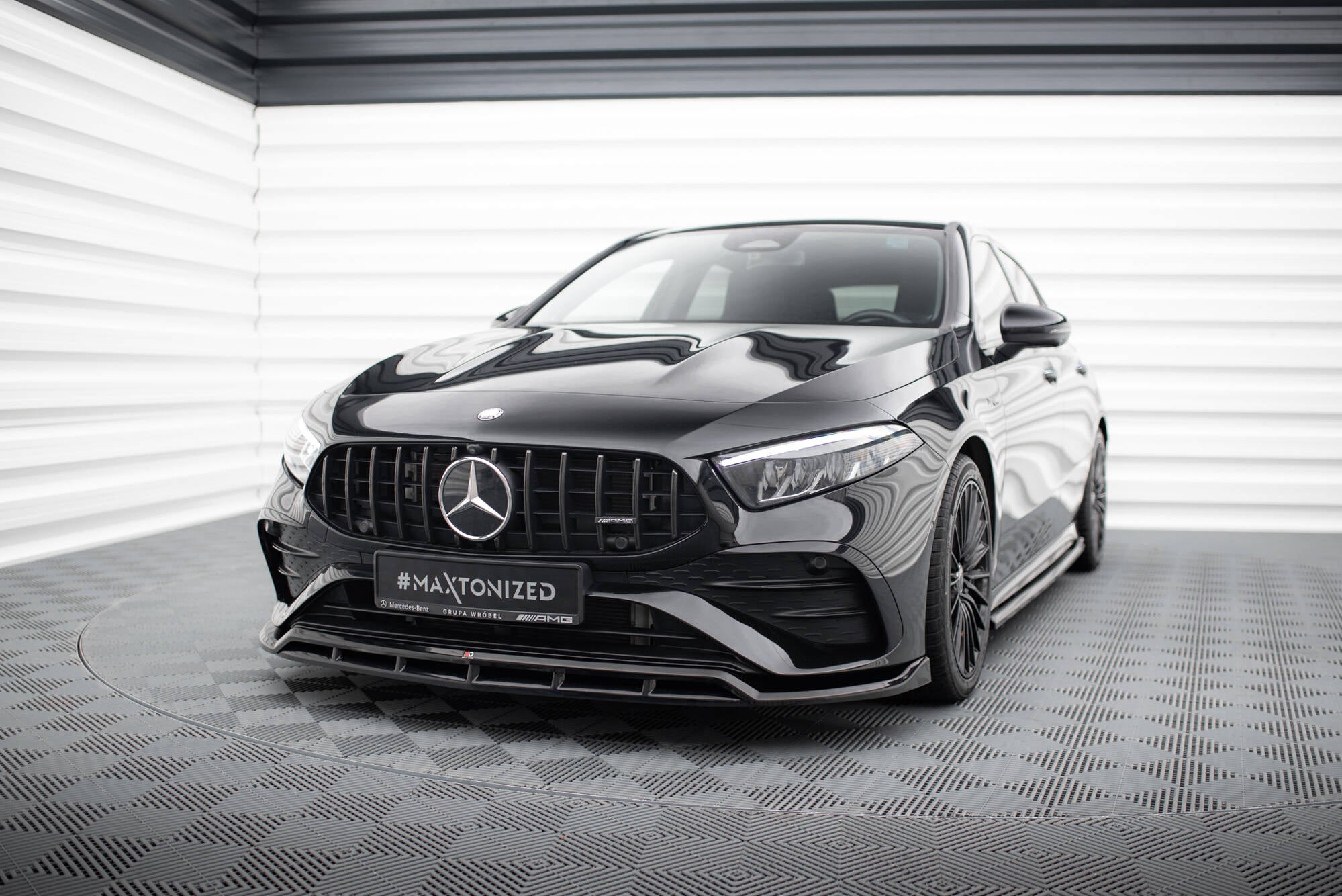 Set of splitters mercedes-amg a35 hatchback w177 facelift