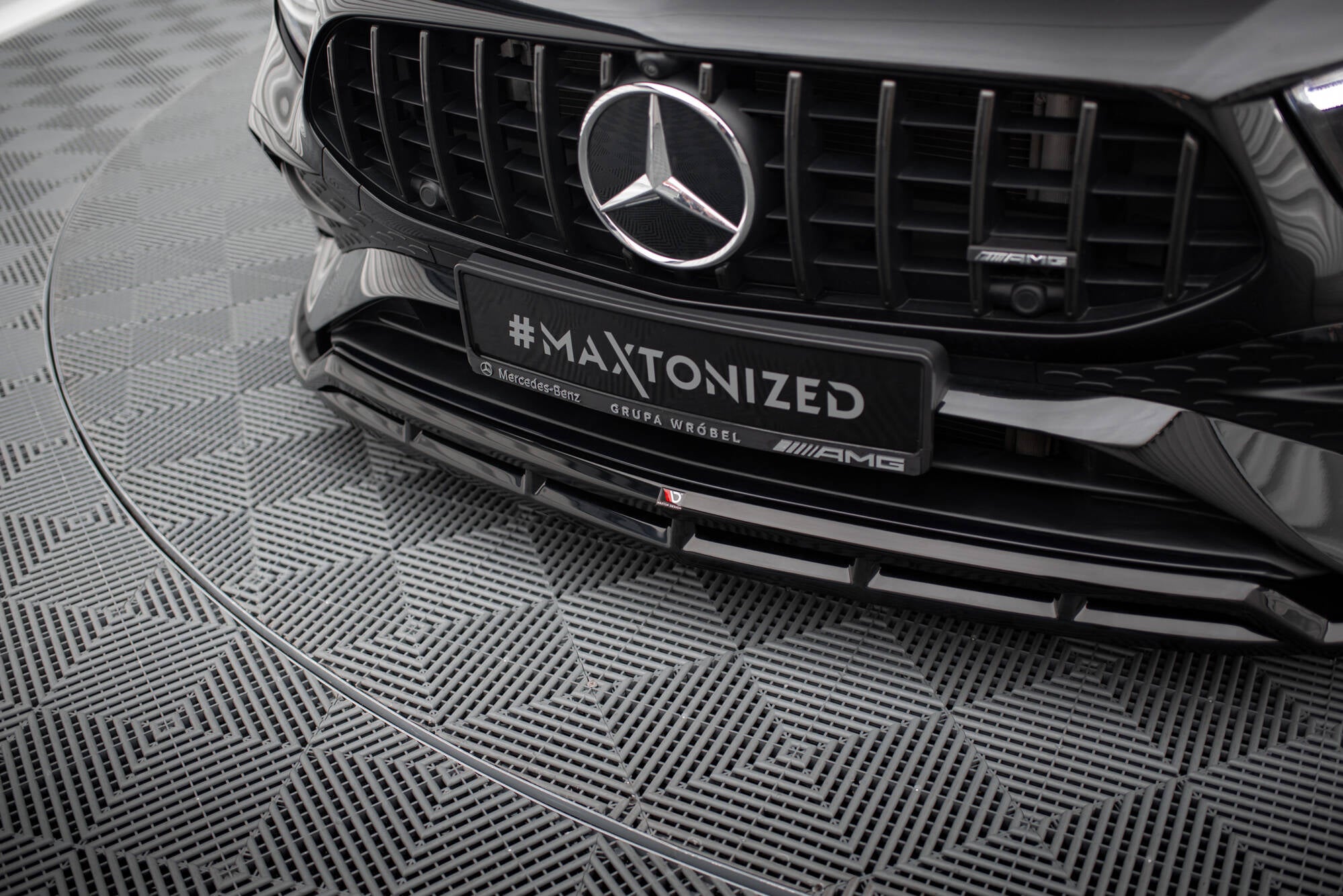 Set of splitters mercedes-amg a35 hatchback w177 facelift