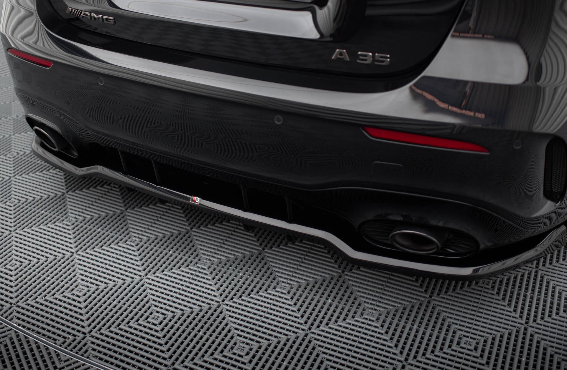 Set of splitters mercedes-amg a35 hatchback w177 facelift