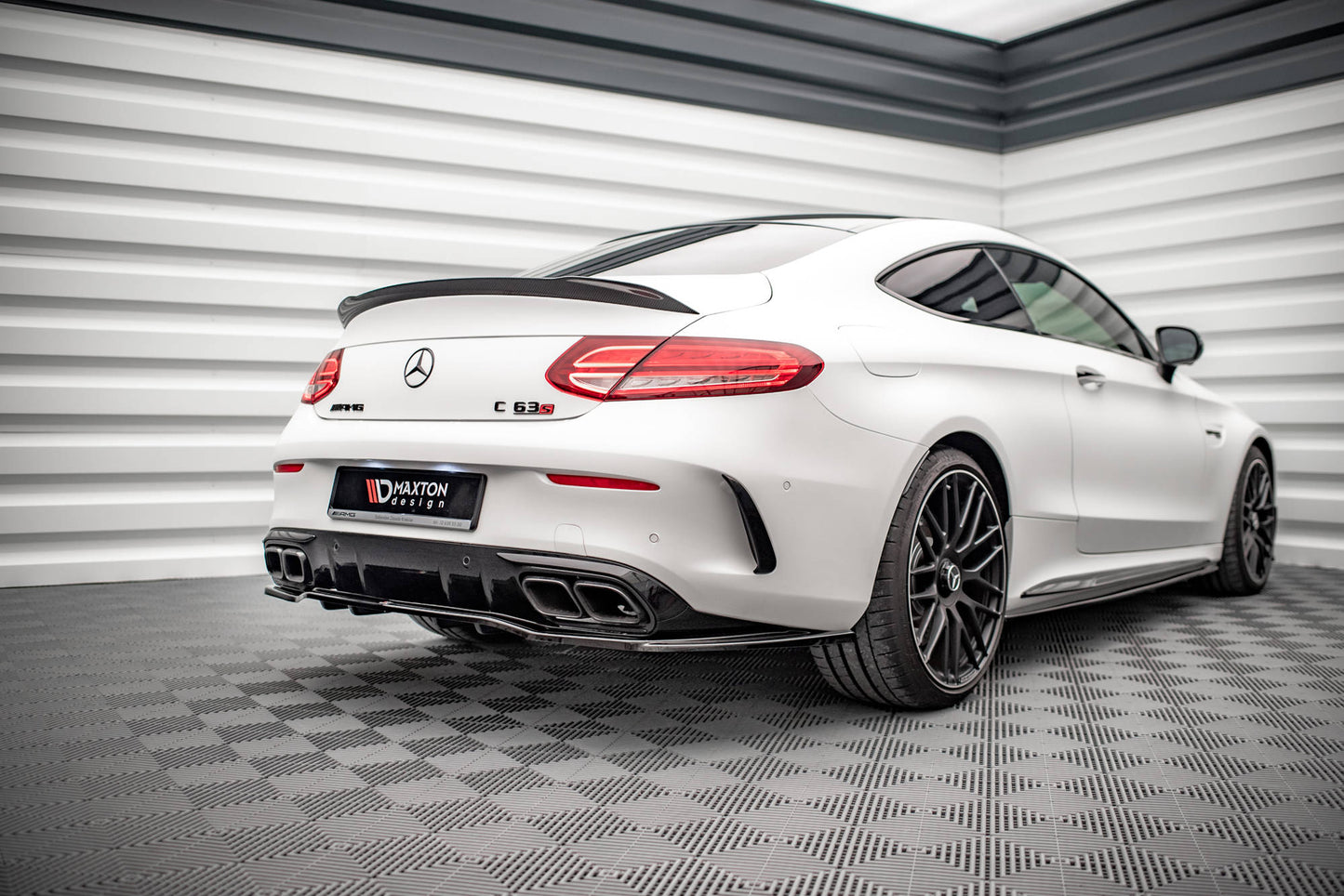 Set of splitters mercedes-amg c 63 coupe amg aero pack c205 facelift