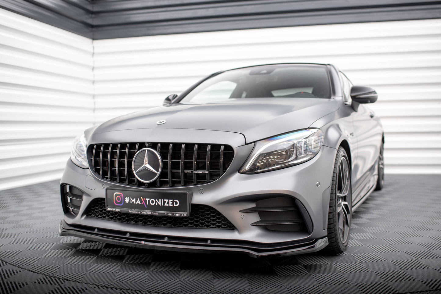 Set of splitters mercedes-amg c43 coupe c205 facelift