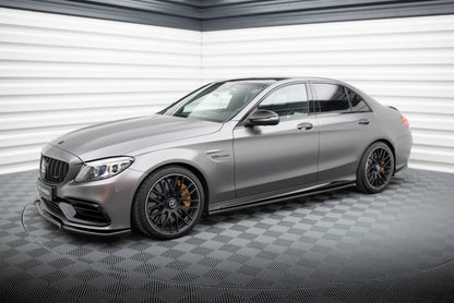 Set of splitters mercedes-amg c63 sedan / estate w205 facelift