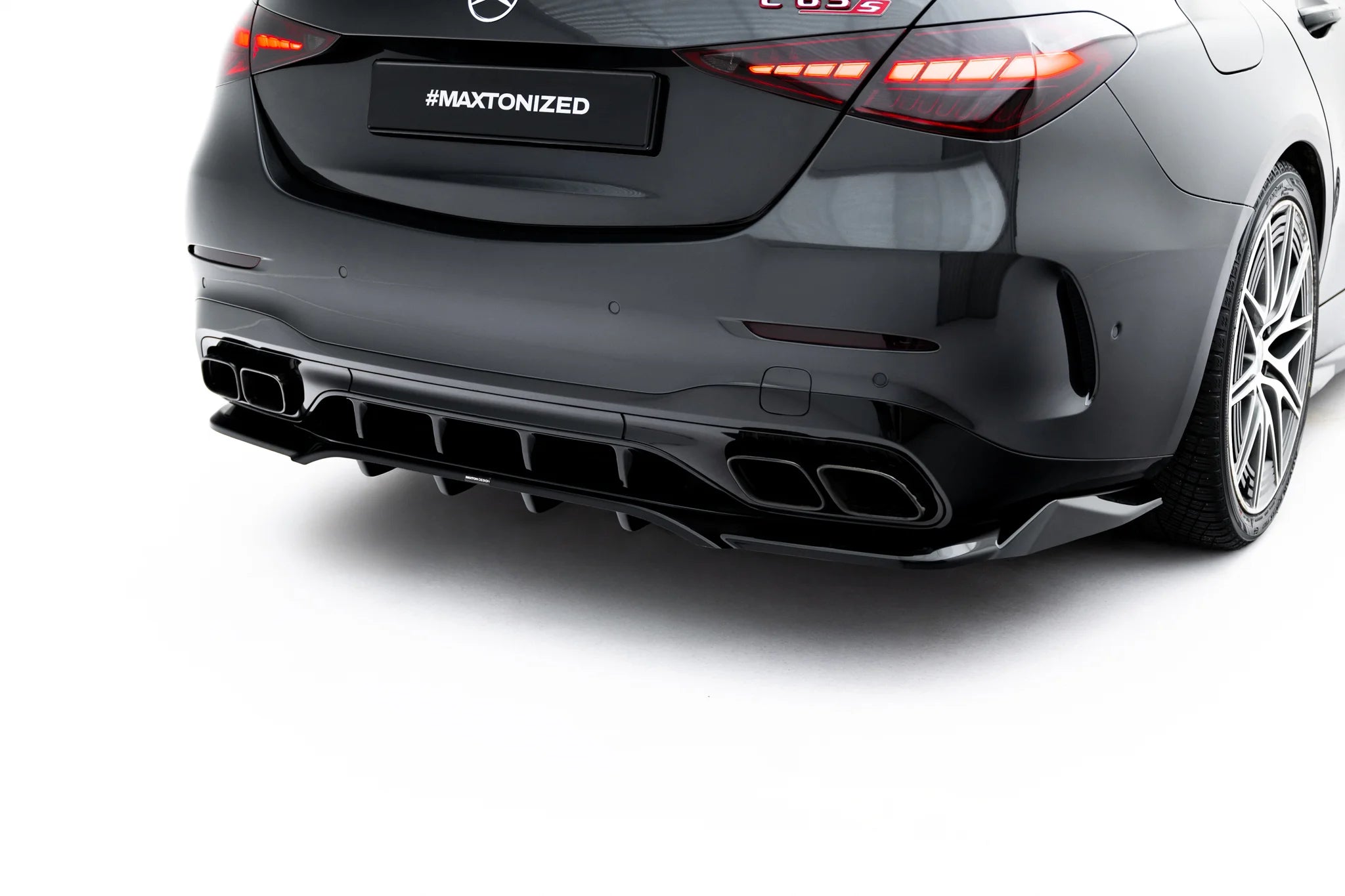 Sett med splittere mercedes-amg c63 sedan / stationcar w206 / s206