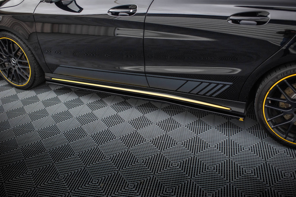 Set of splitters mercedes-amg cla 45 aero c117 facelift