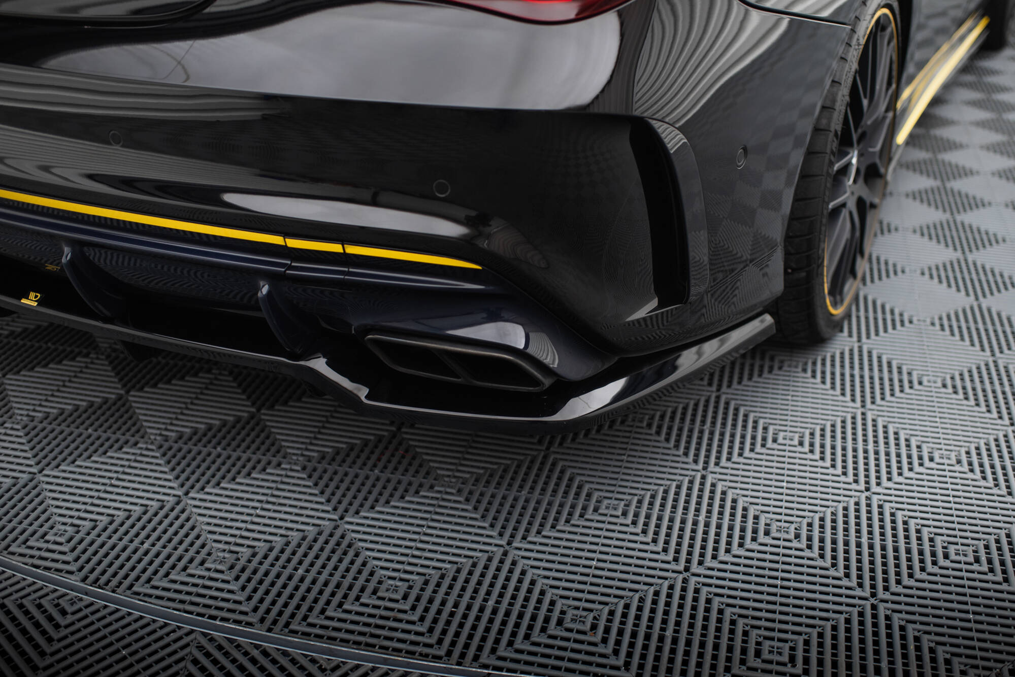 Set of splitters mercedes-amg cla 45 aero c117 facelift
