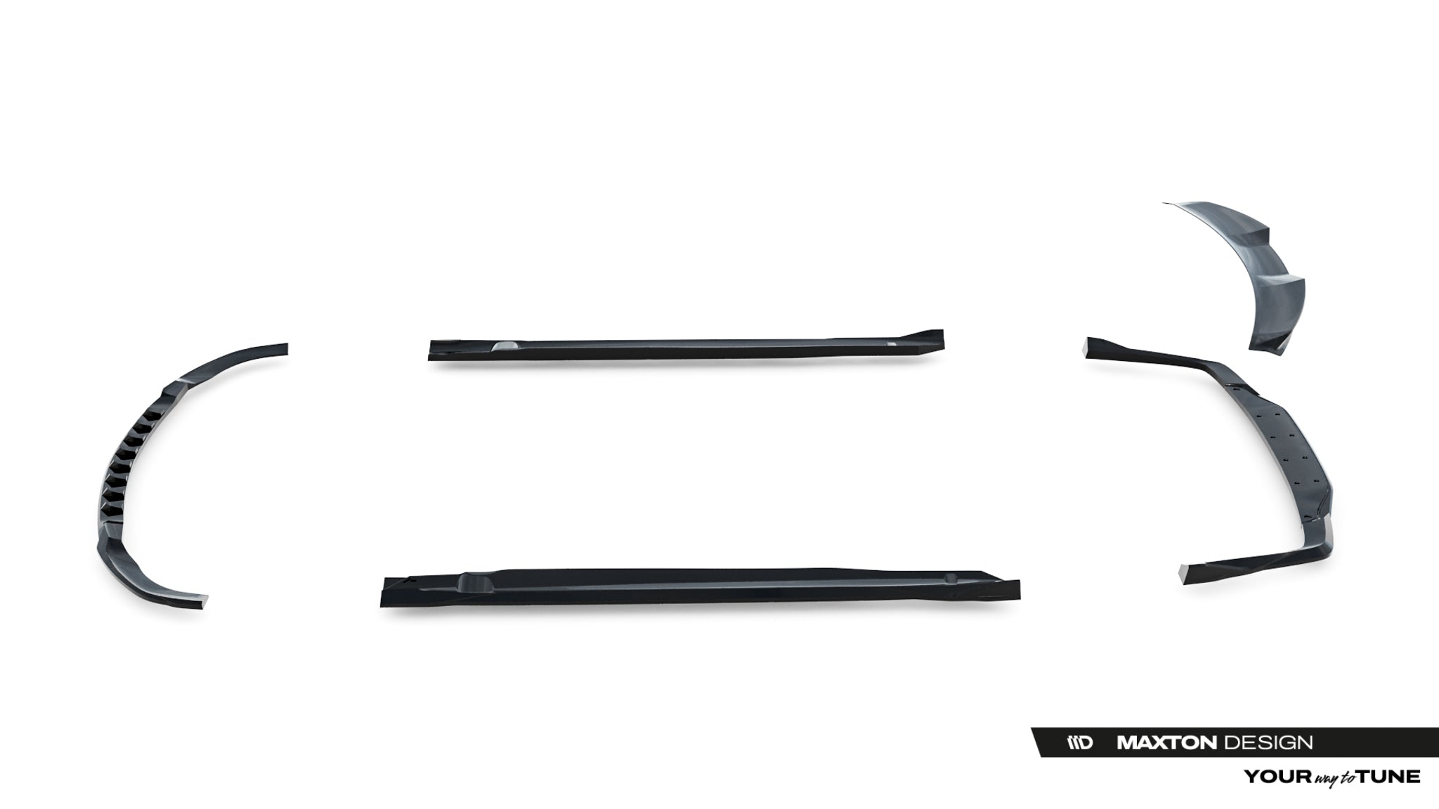 Set of splitters mercedes-amg cle 53 aero c236