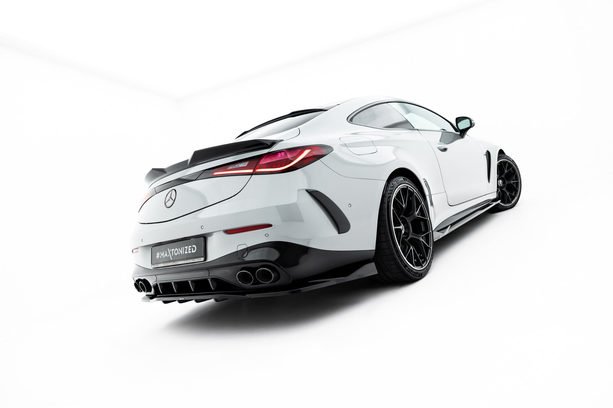 Set of splitters mercedes-amg cle 53 aero c236