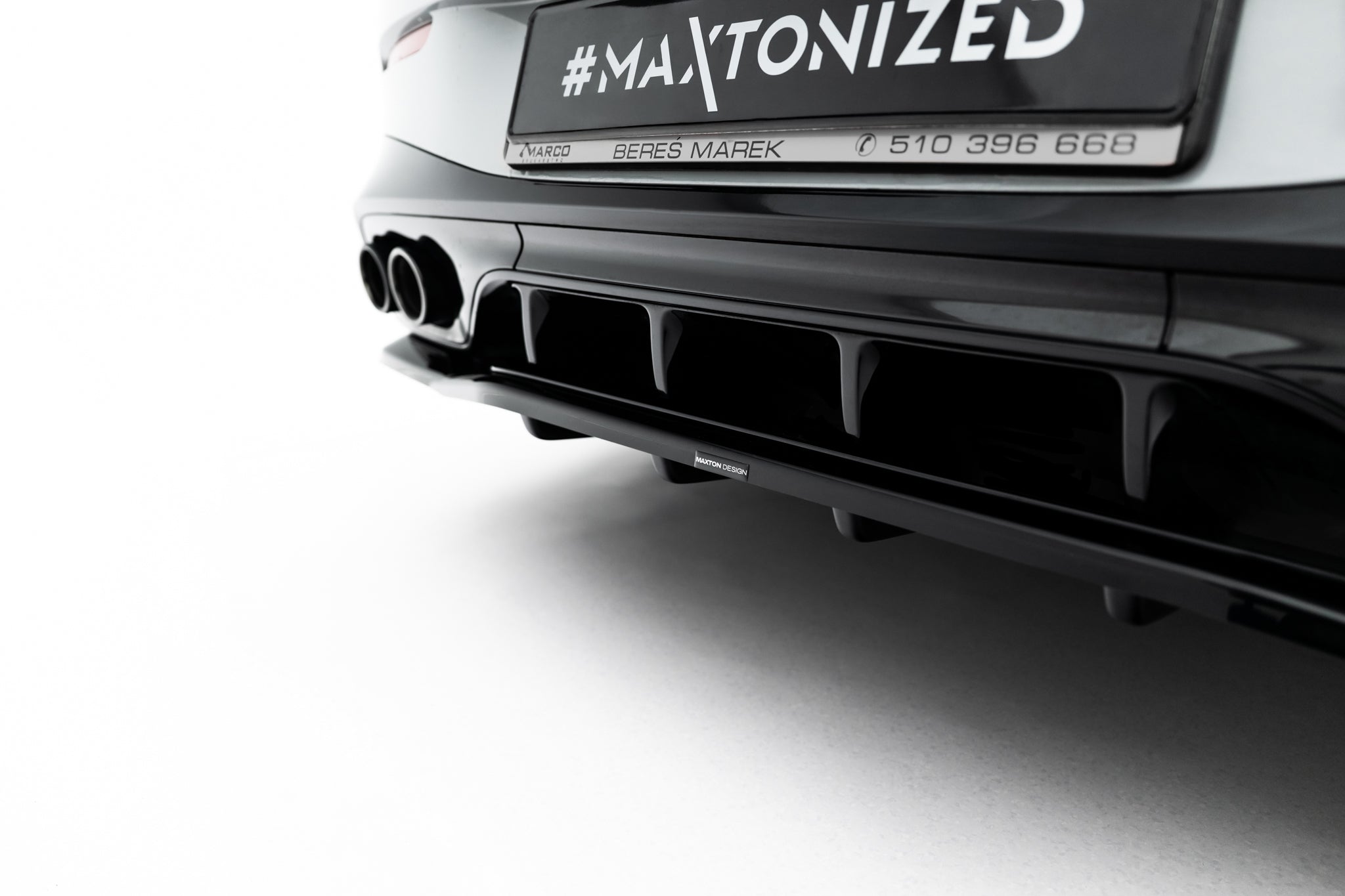 Set of splitters mercedes-amg cle 53 aero c236