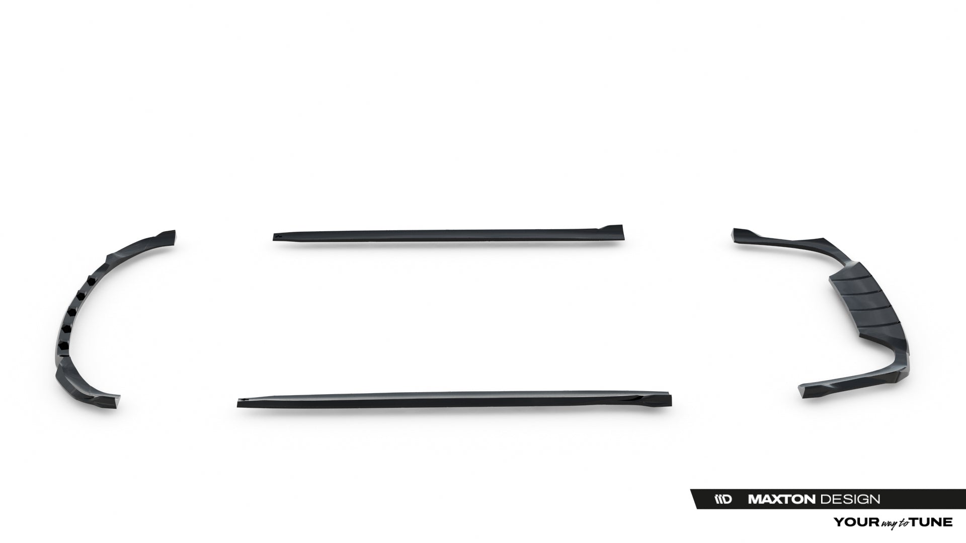 Set of splitters mercedes-amg e53 sedan w214