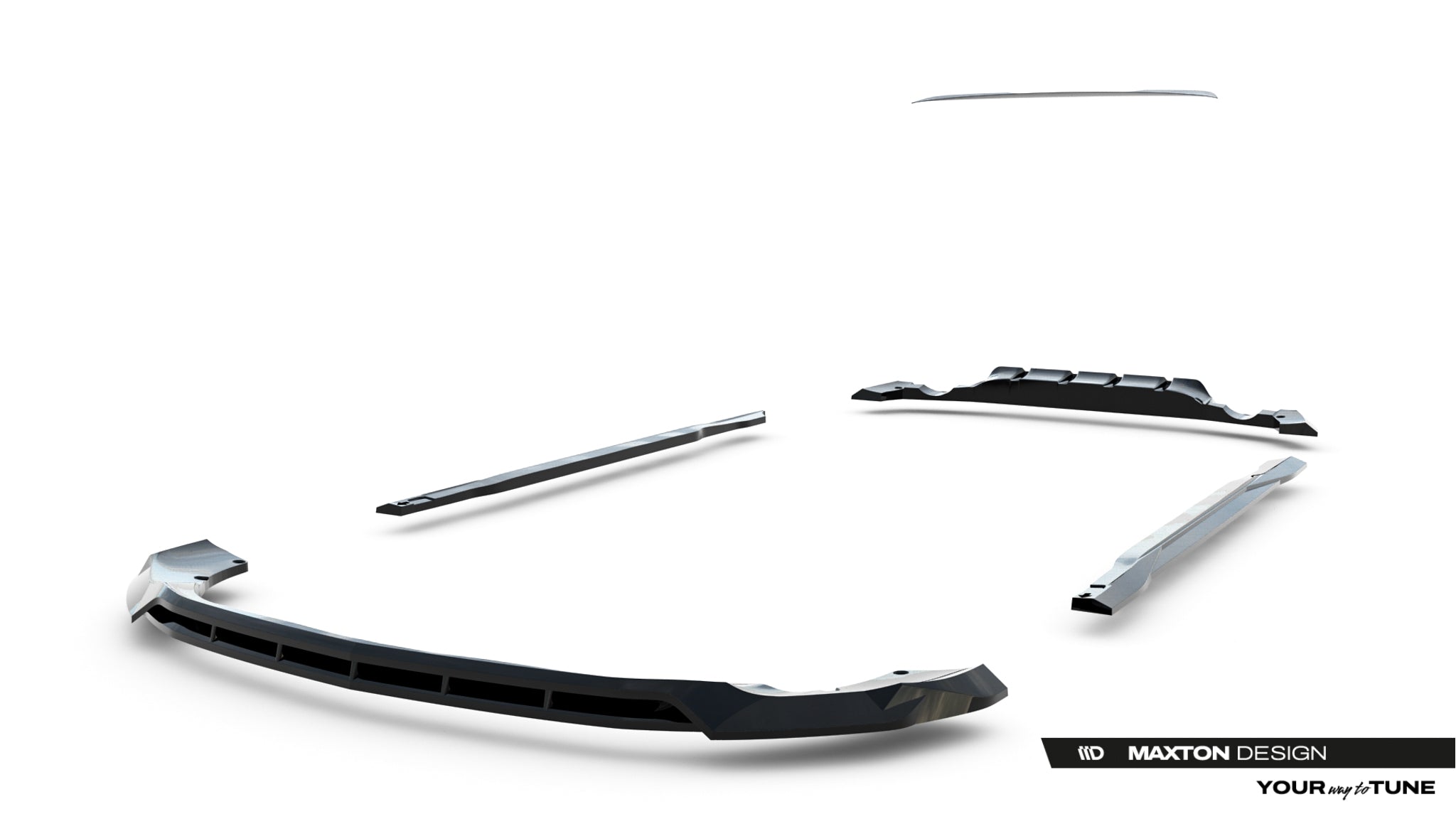 Set of splitters mercedes-amg gla 35 h247 facelift