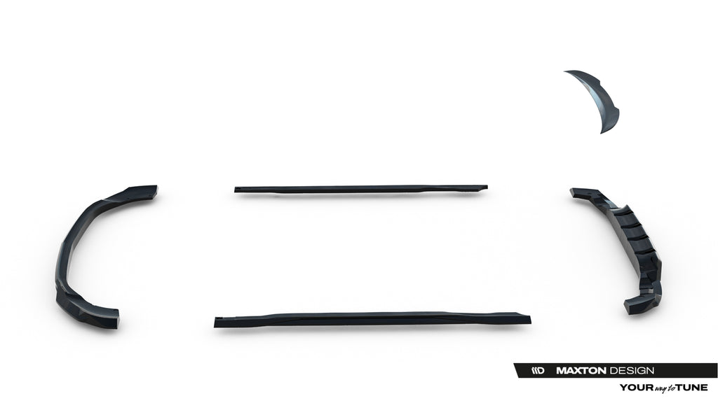Set of splitters mercedes-amg gla 35 h247 facelift