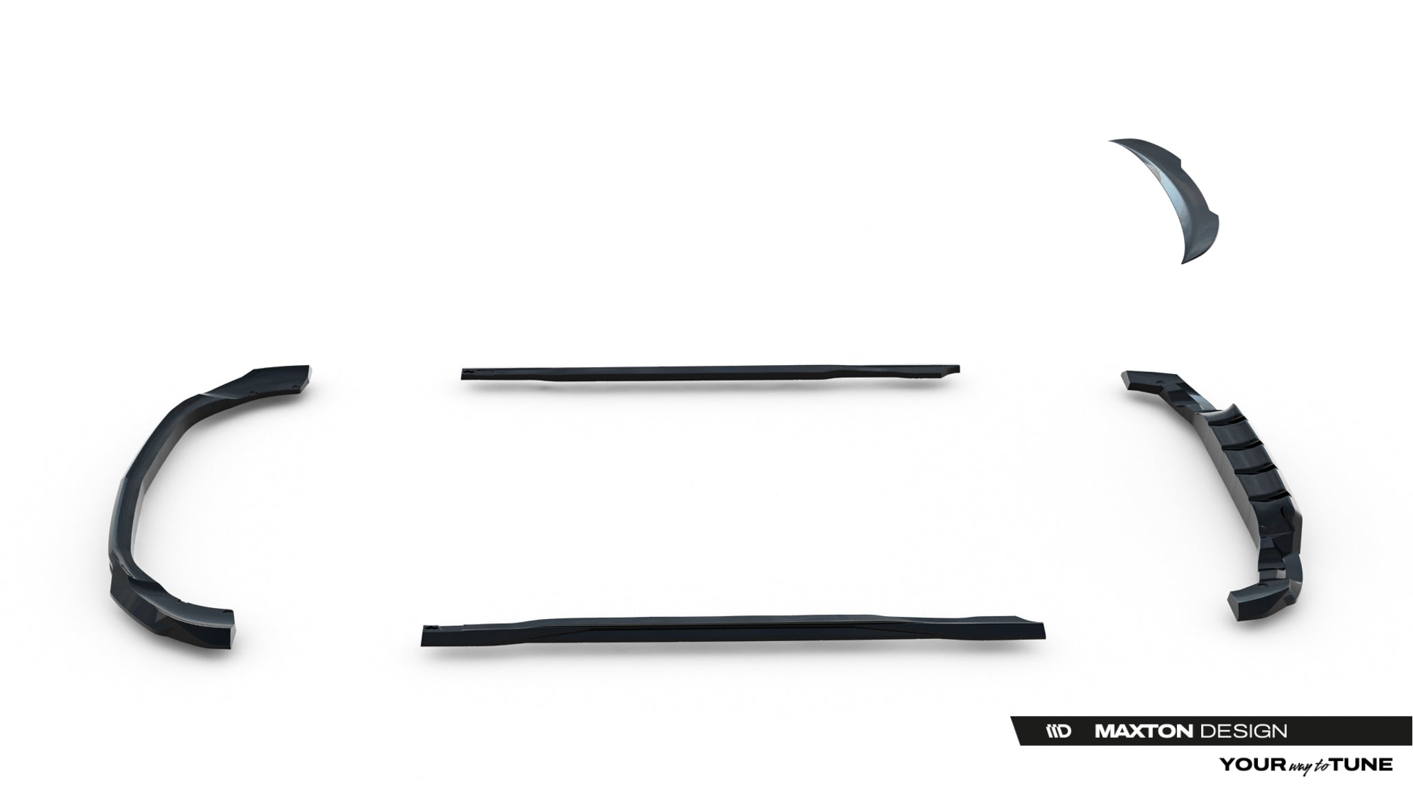 Set of splitters mercedes-amg gla 35 h247 facelift