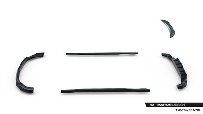 Set of splitters mercedes-amg gla 35 h247 facelift