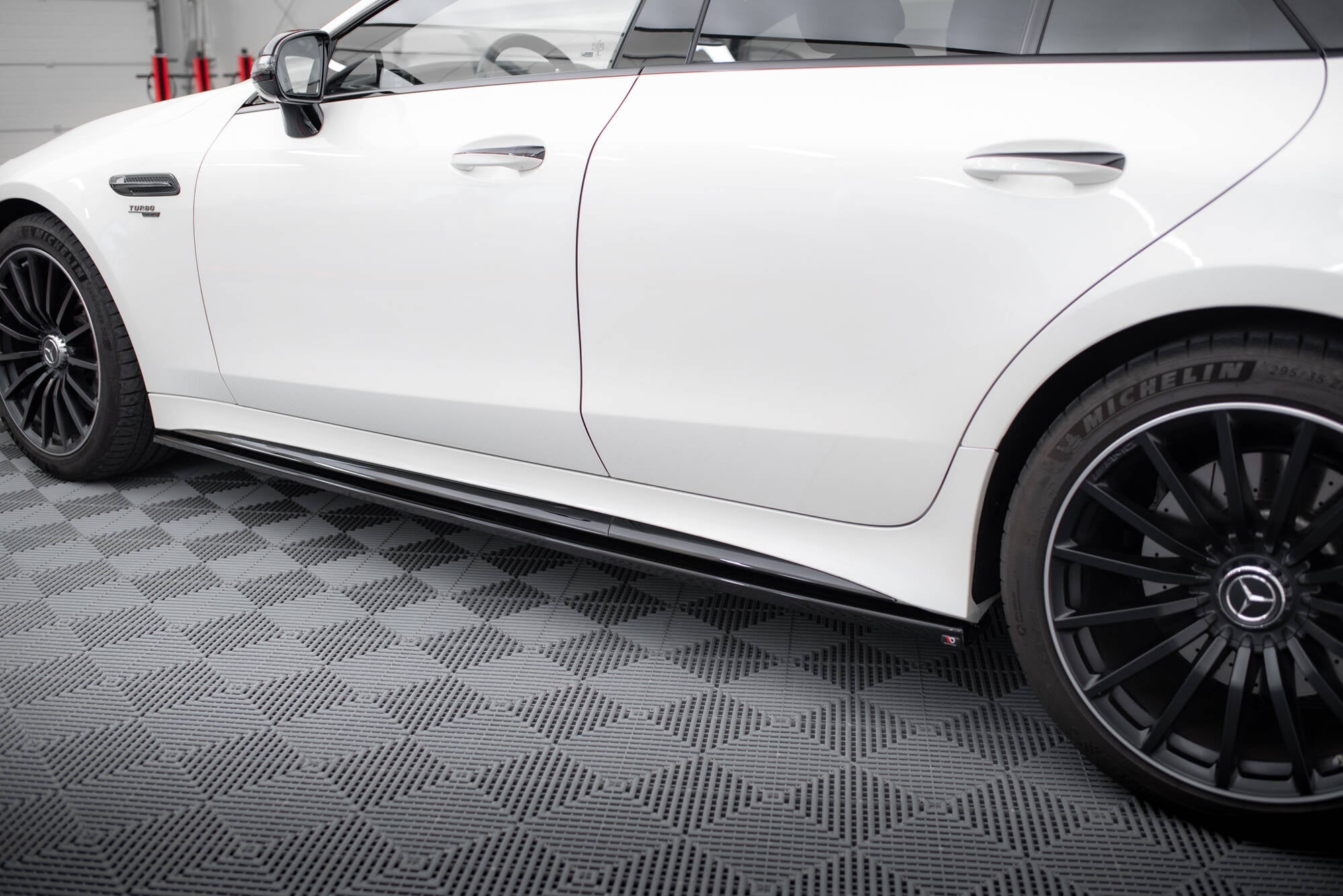 Set of splitters mercedes-amg gt 43 4 door coupe v8 styling package