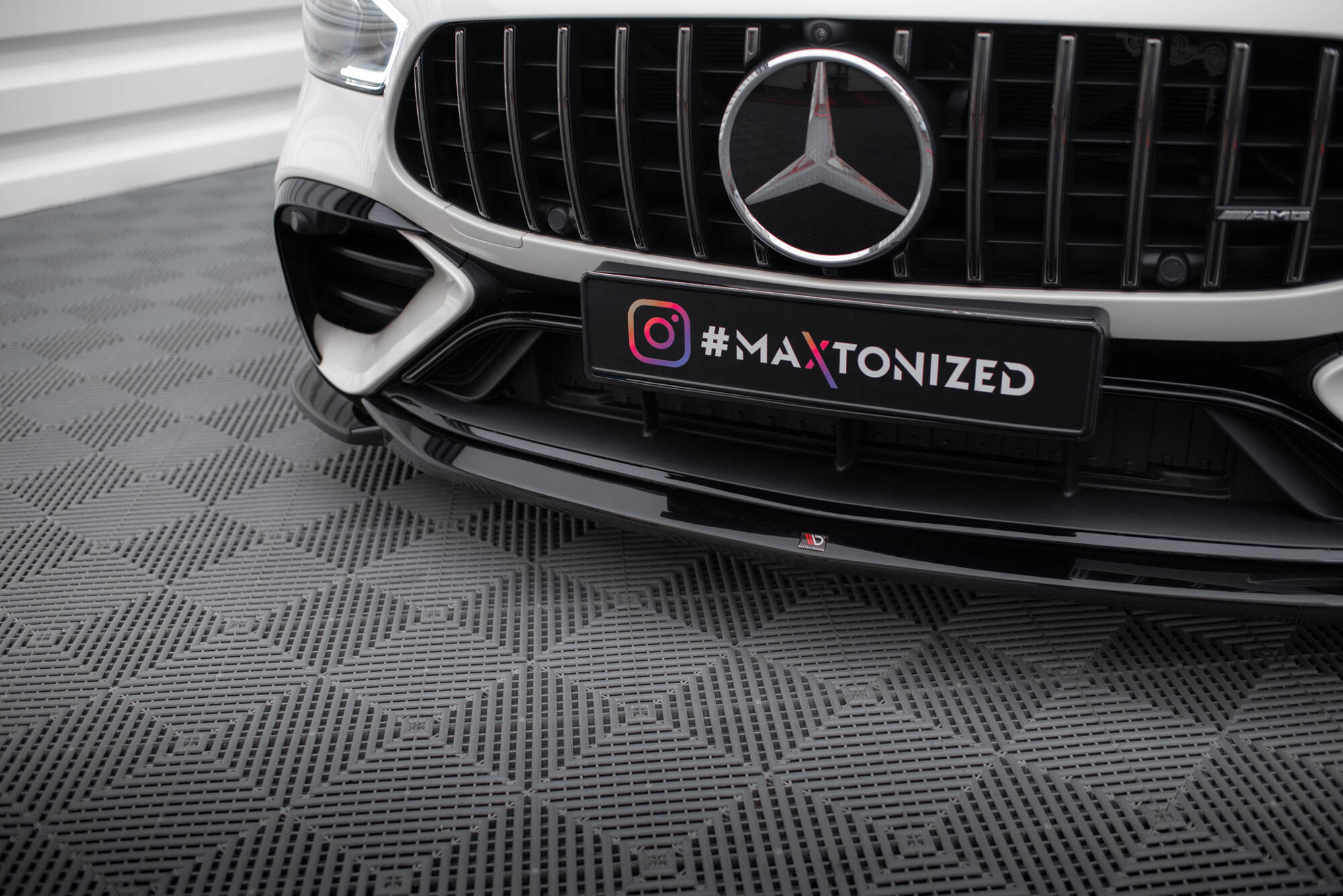 Set of splitters mercedes-amg gt 43 4 door coupe v8 styling package