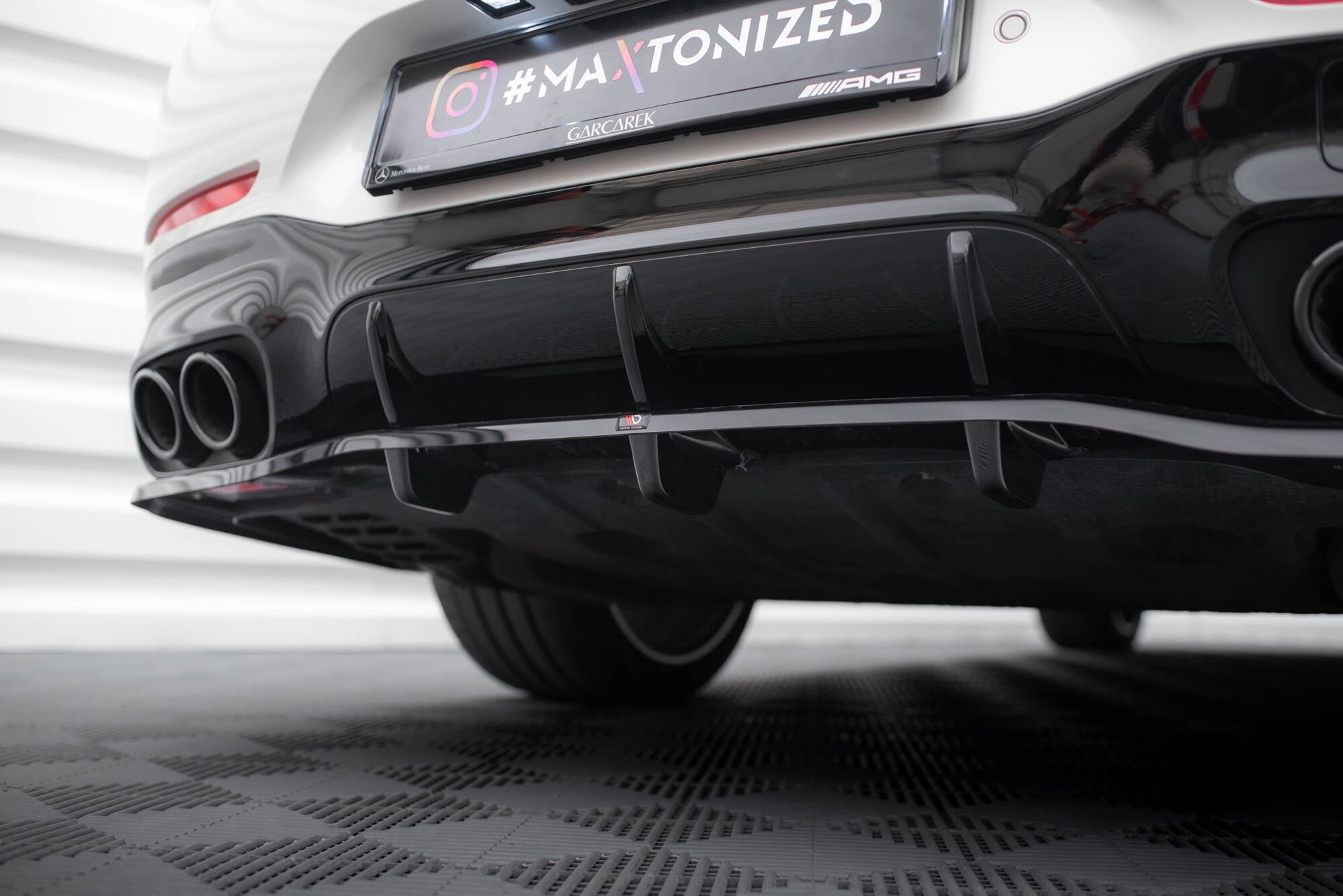 Set of splitters mercedes-amg gt 43 4 door coupe v8 styling package