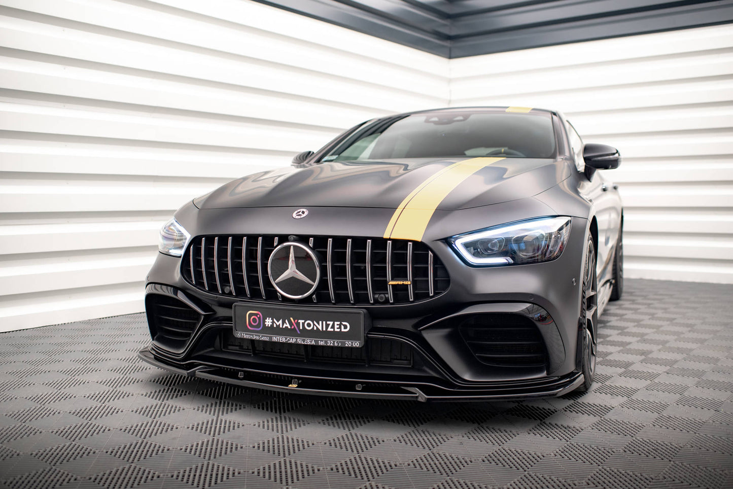 Set of splitters mercedes-amg gt 63s 4 door coupe aero