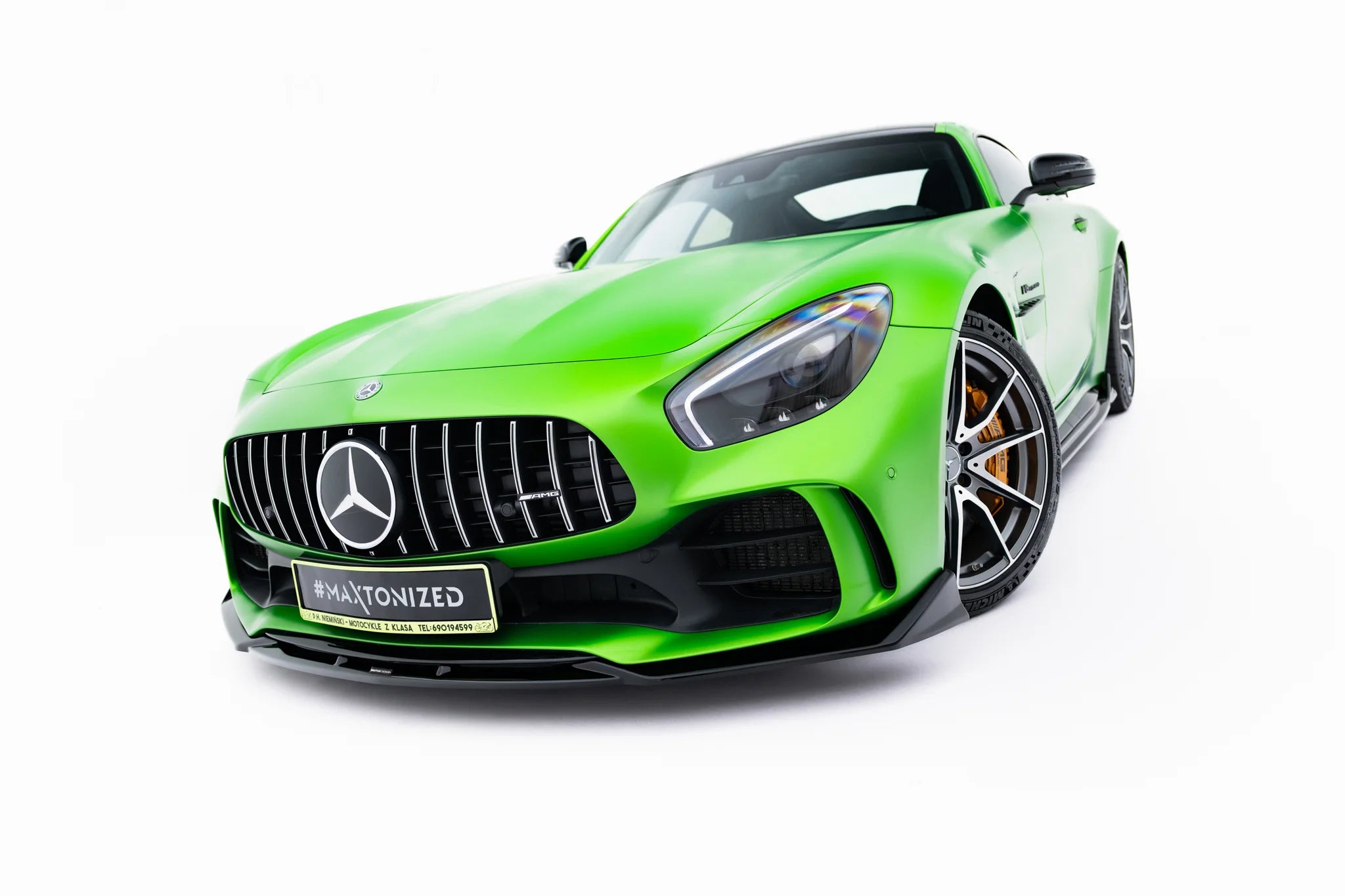 Set of splitters mercedes-amg gt r c190 facelift