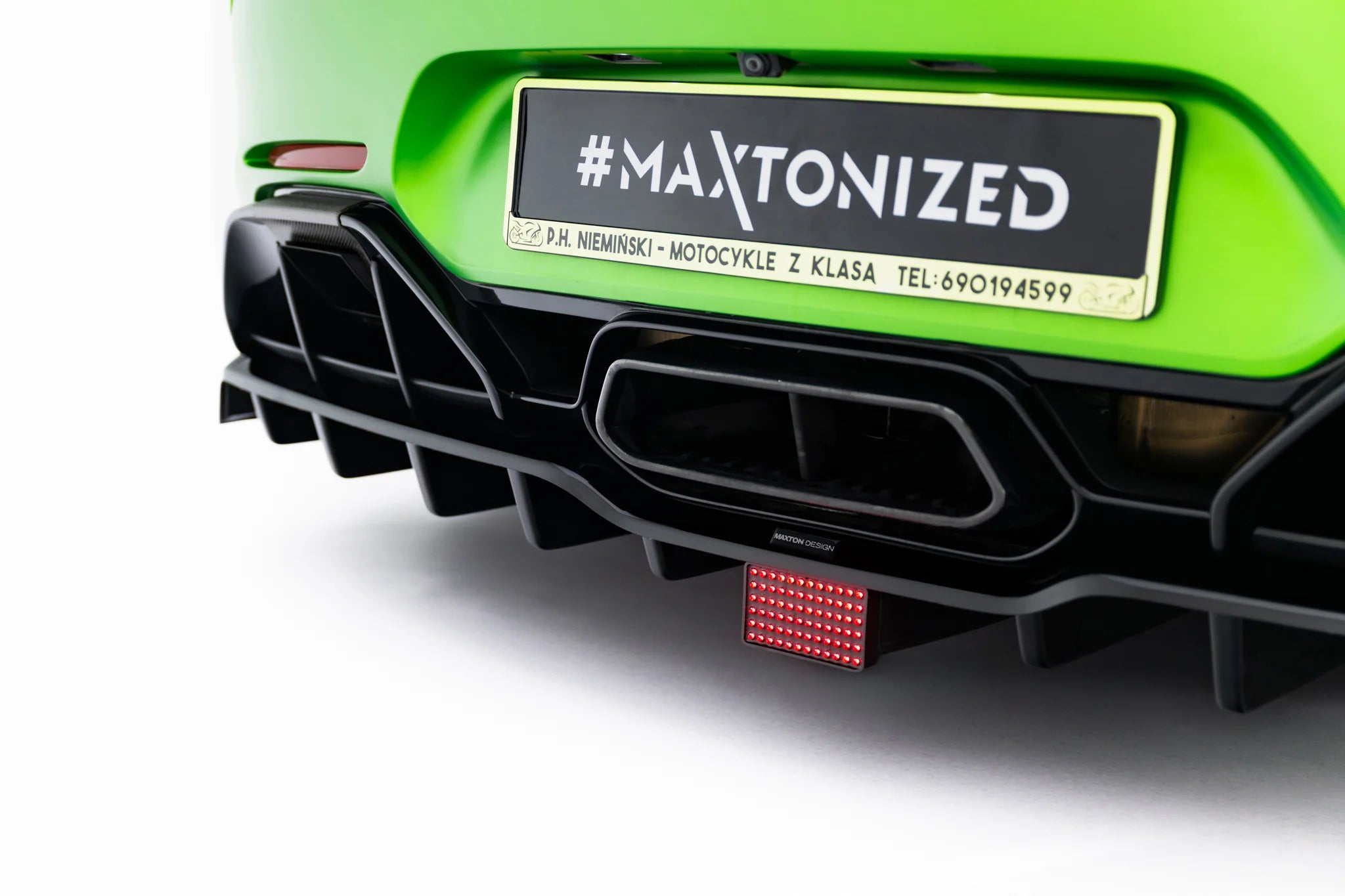 Set of splitters mercedes-amg gt r c190 facelift