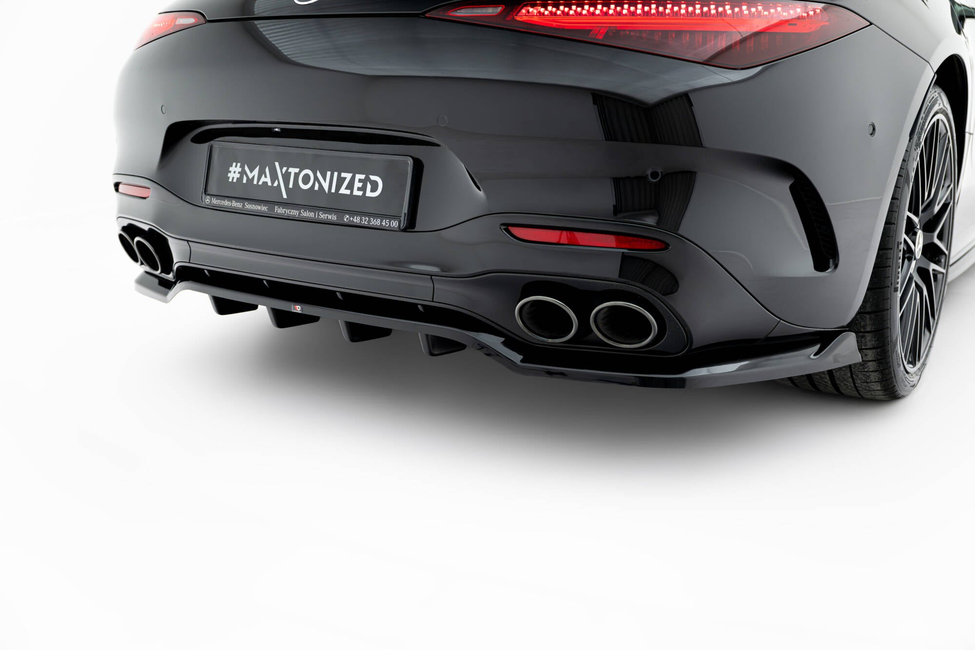 Set of splitters mercedes-amg sl 63 r232