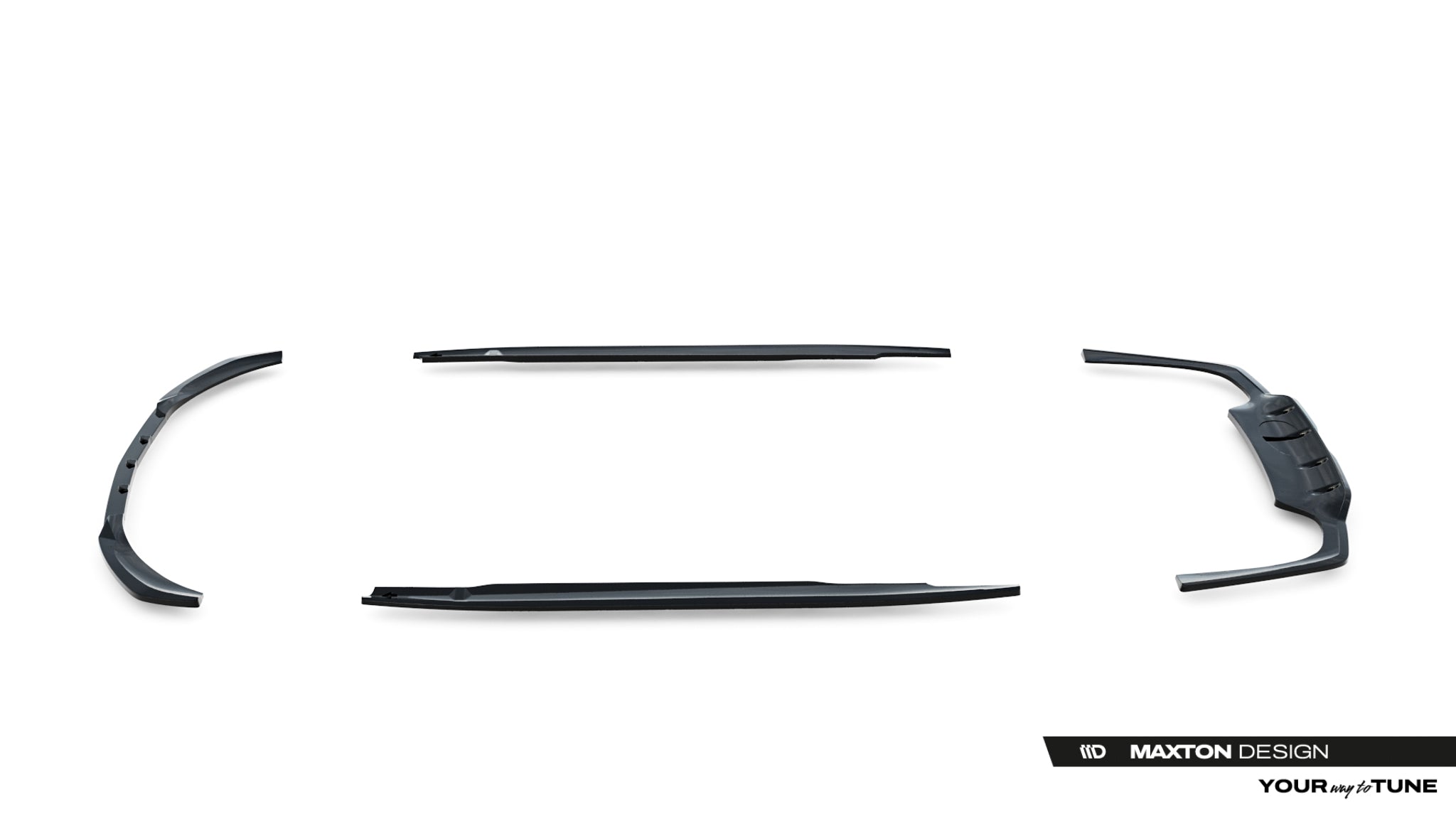 Set of splitters mercedes-benz c sedan / estate amg-line w206 / s206