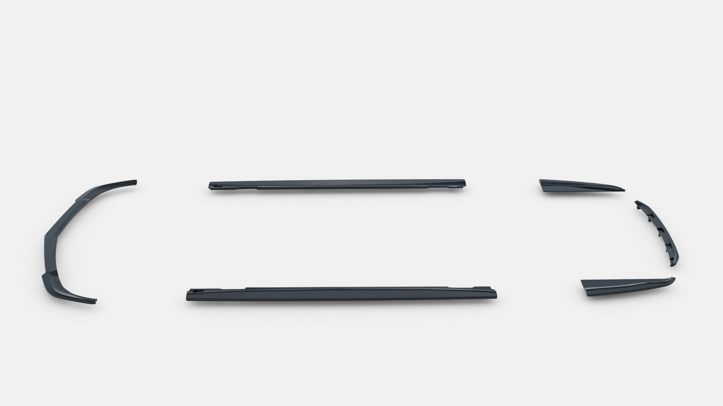 Set of splitters mercedes-benz cls amg-line c218