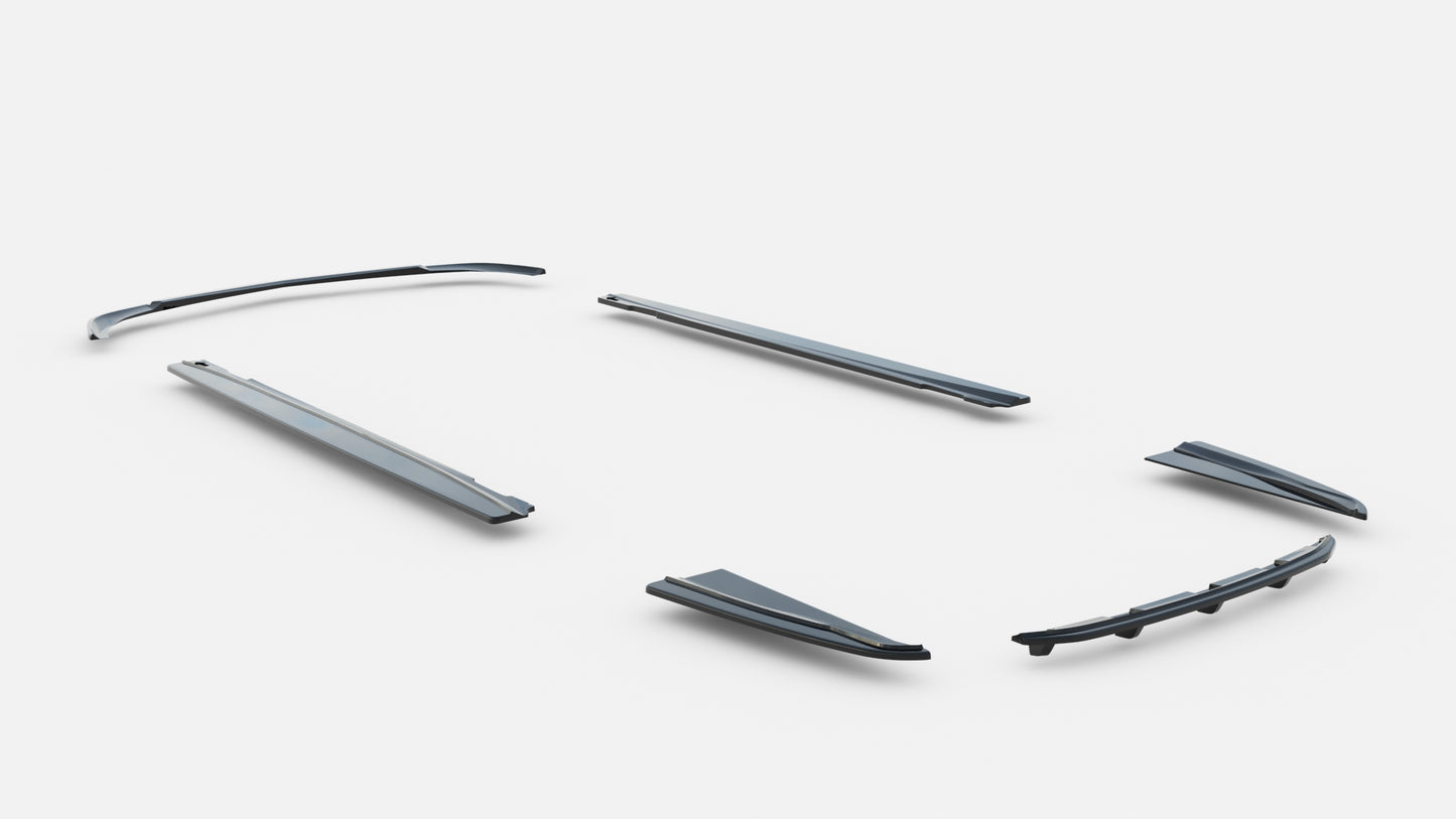 Set of splitters mercedes-benz cls amg-line c218