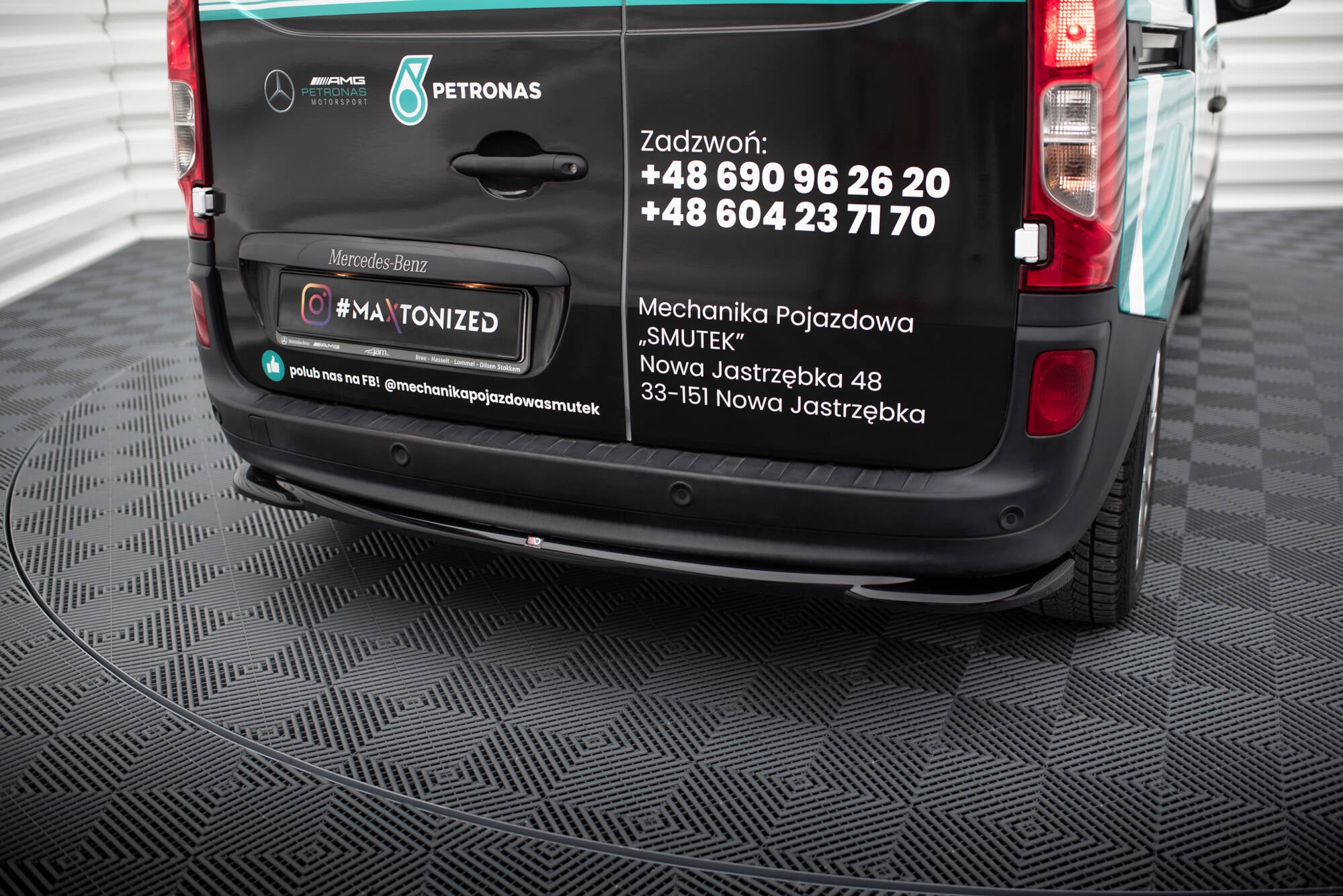 Set of splitters mercedes-benz citan w415