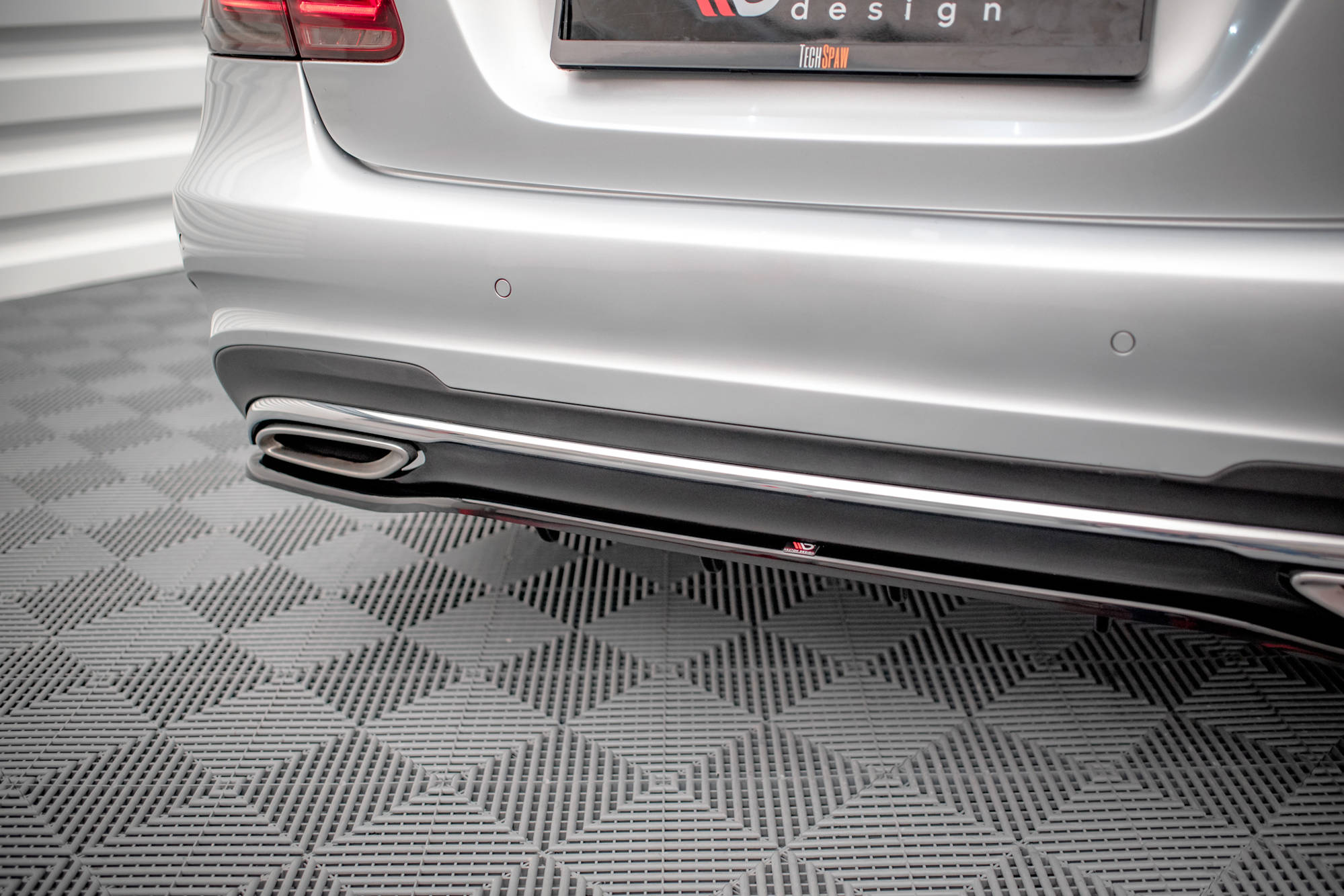 Set of splitters mercedes-benz e amg-line sedan w212 facelift