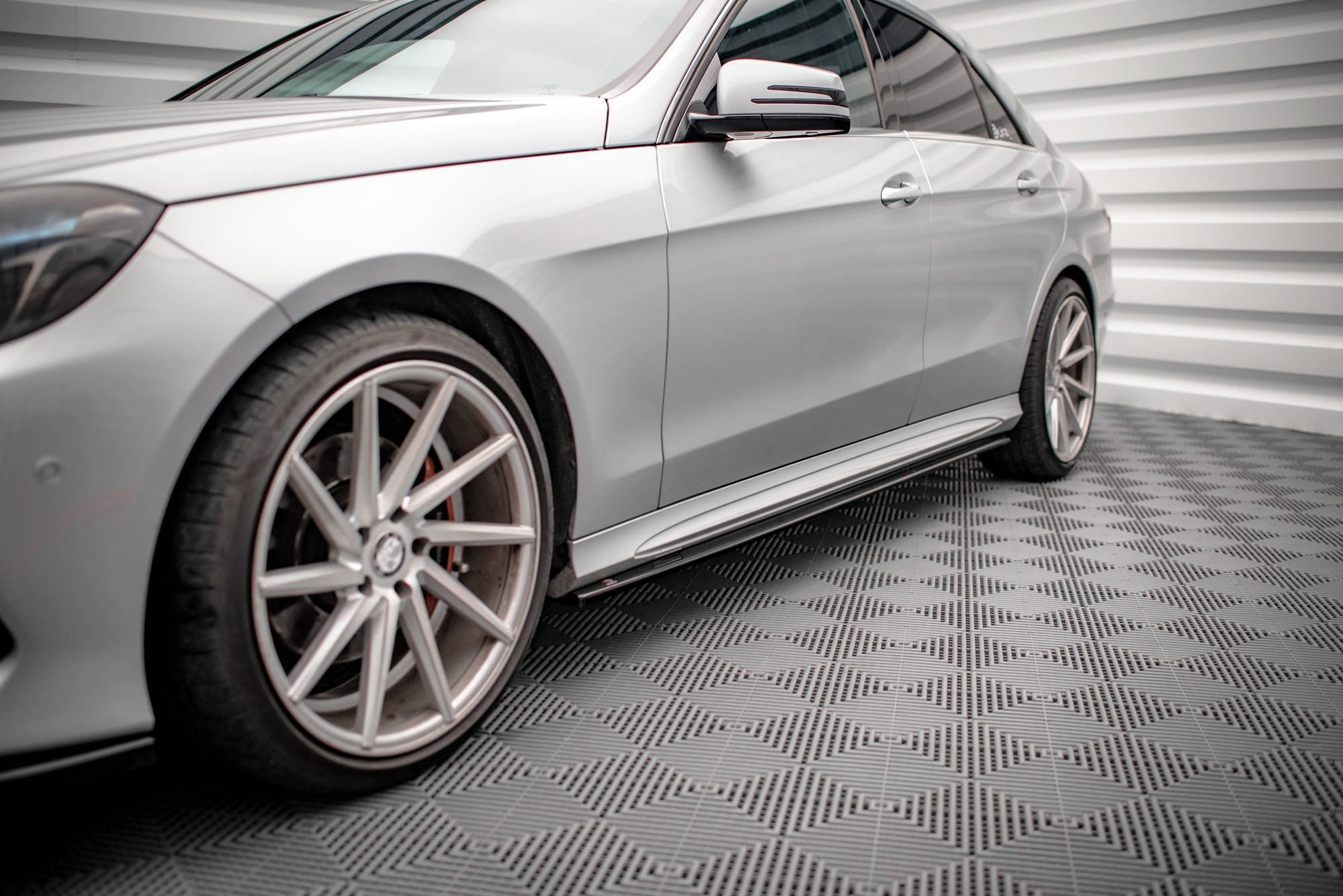Set of splitters mercedes-benz e amg-line sedan w212 facelift