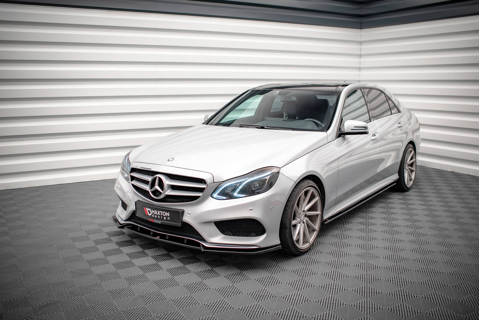 Set of splitters mercedes-benz e amg-line sedan w212 facelift