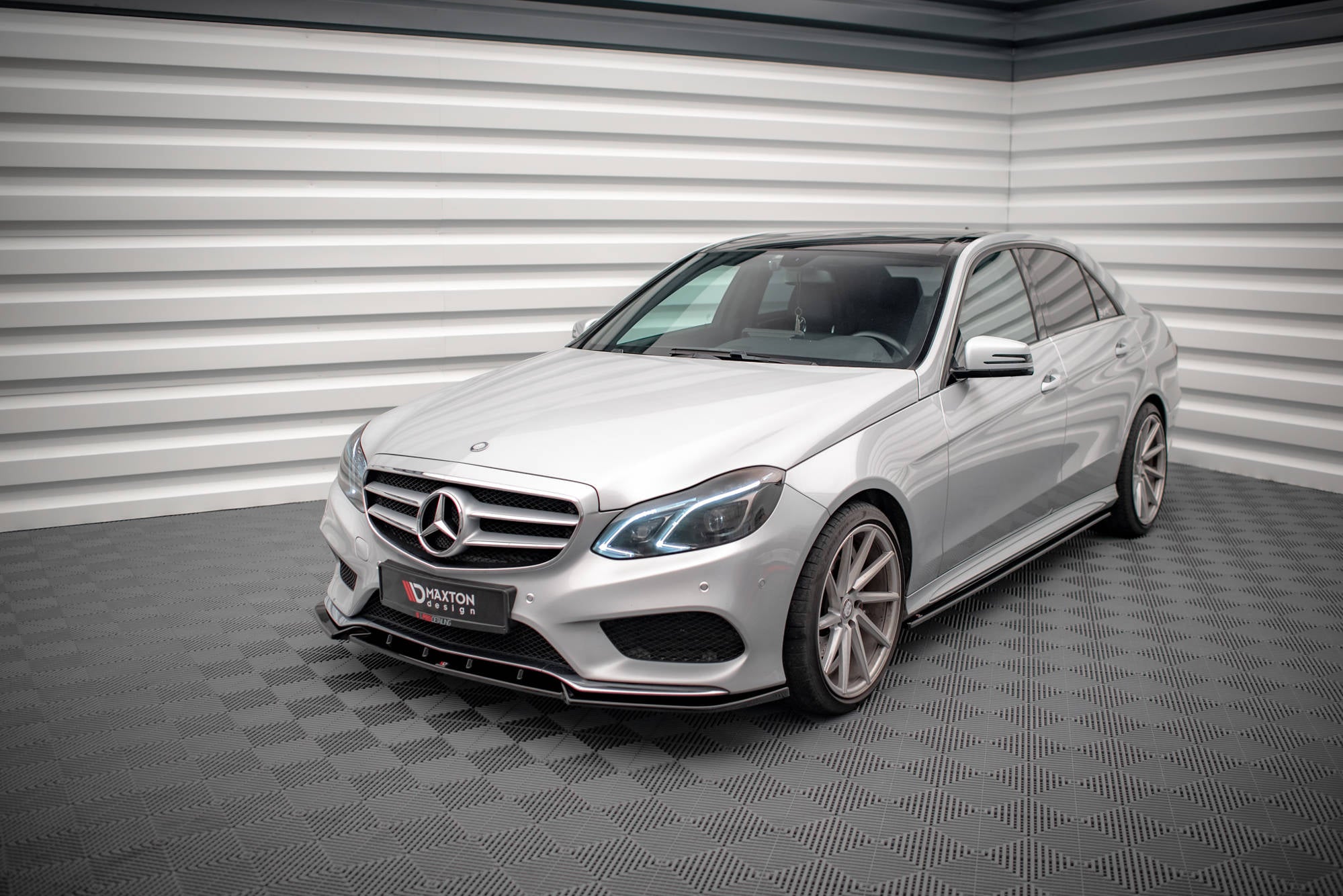 Set of splitters mercedes-benz e amg-line sedan w212 facelift