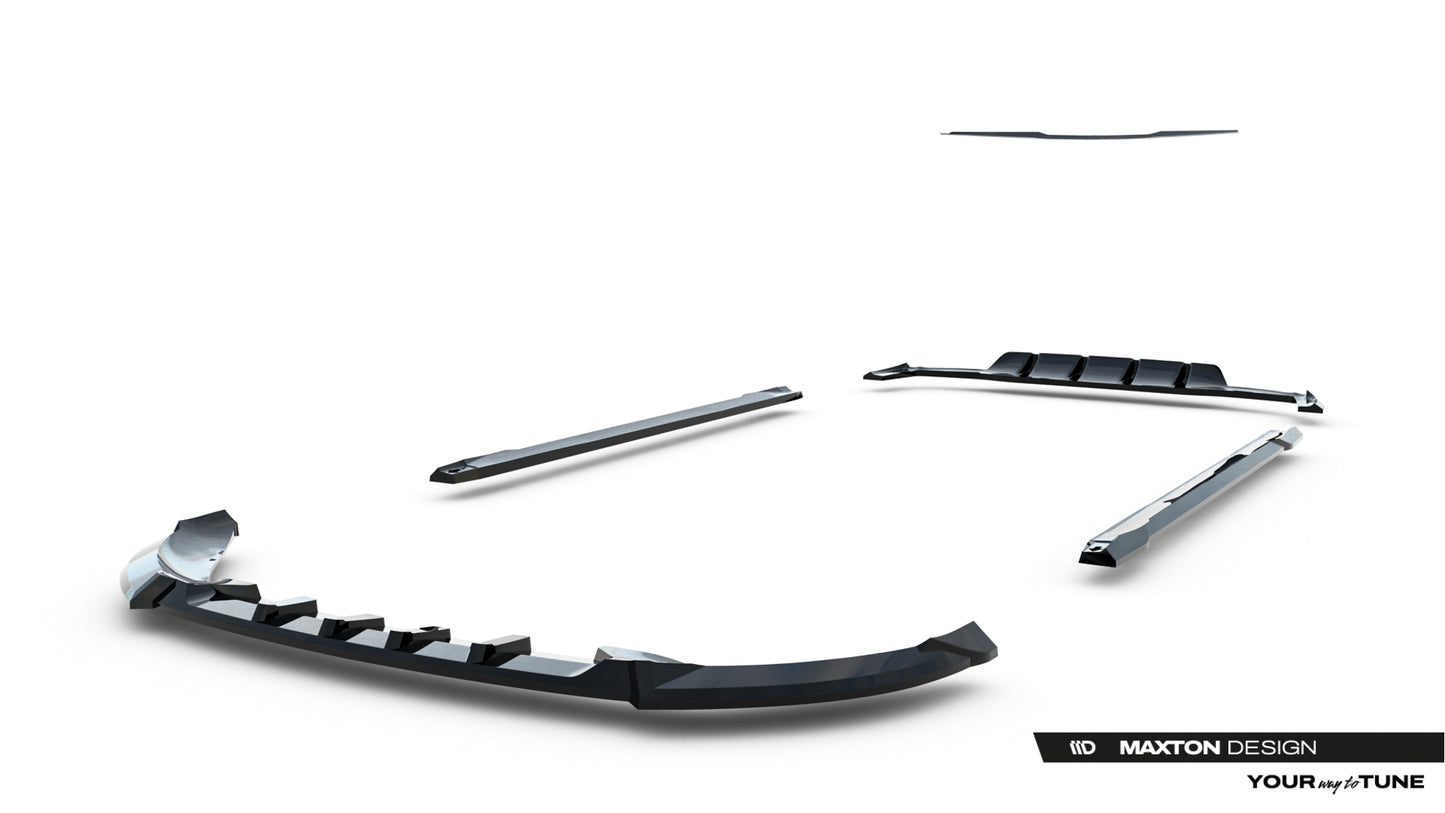 Set of splitters mercedes-benz gla 45 amg x156 facelift