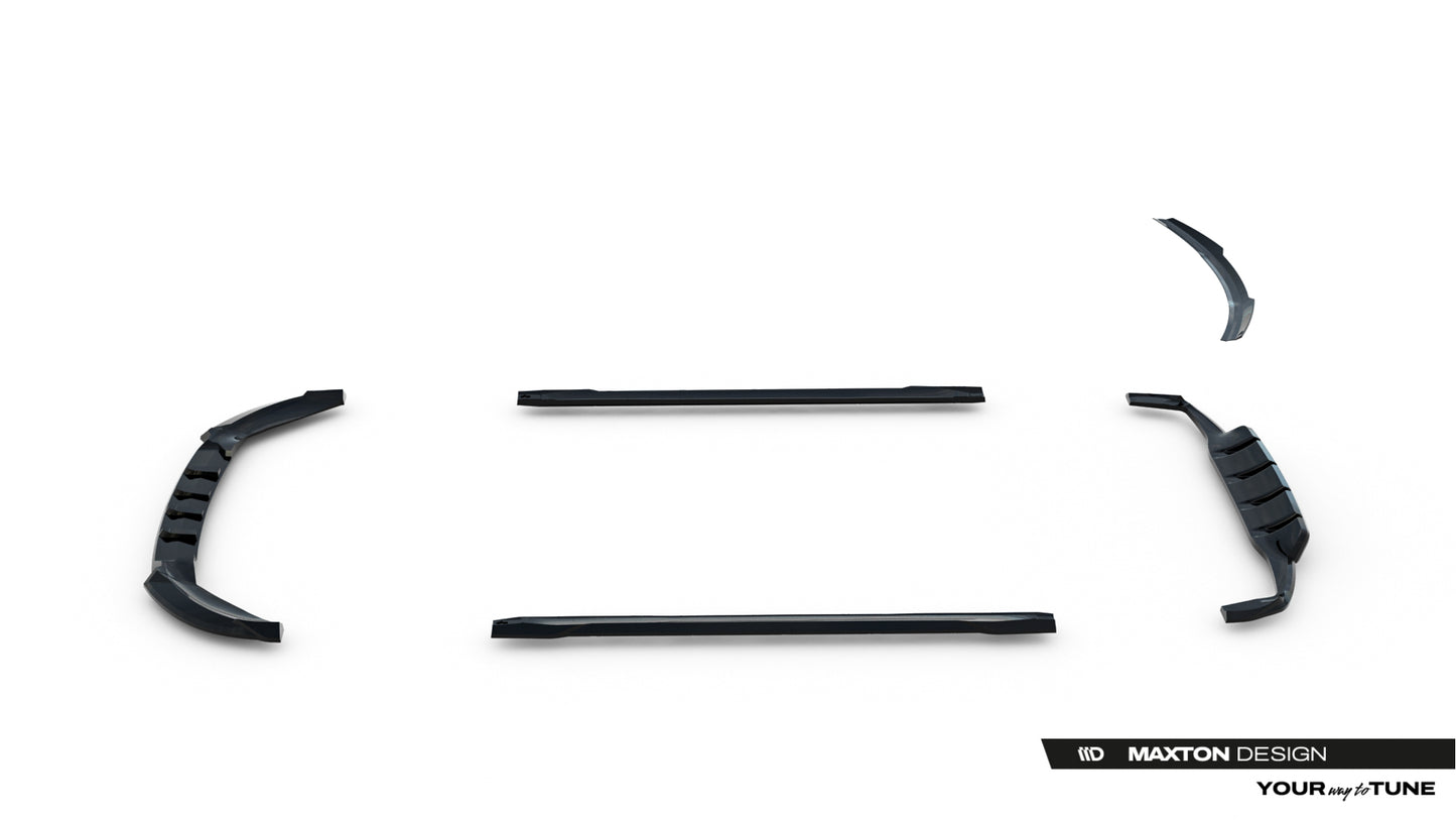 Set of splitters mercedes-benz gla 45 amg x156 facelift