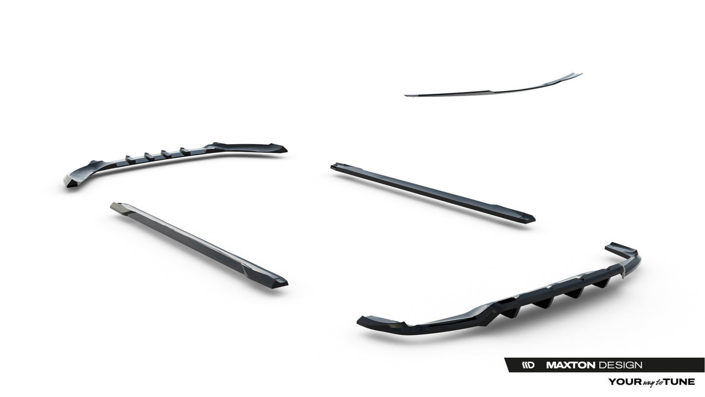 Set of splitters mercedes-benz gla 45 amg x156 facelift