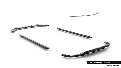 Set of splitters mercedes-benz gla 45 amg x156 facelift