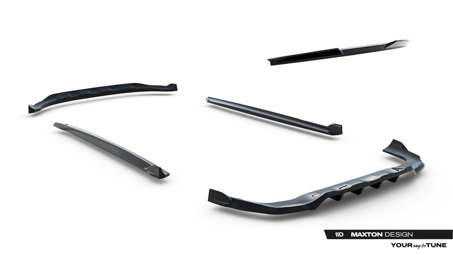 Set of splitters mercedes-benz glc coupe c254