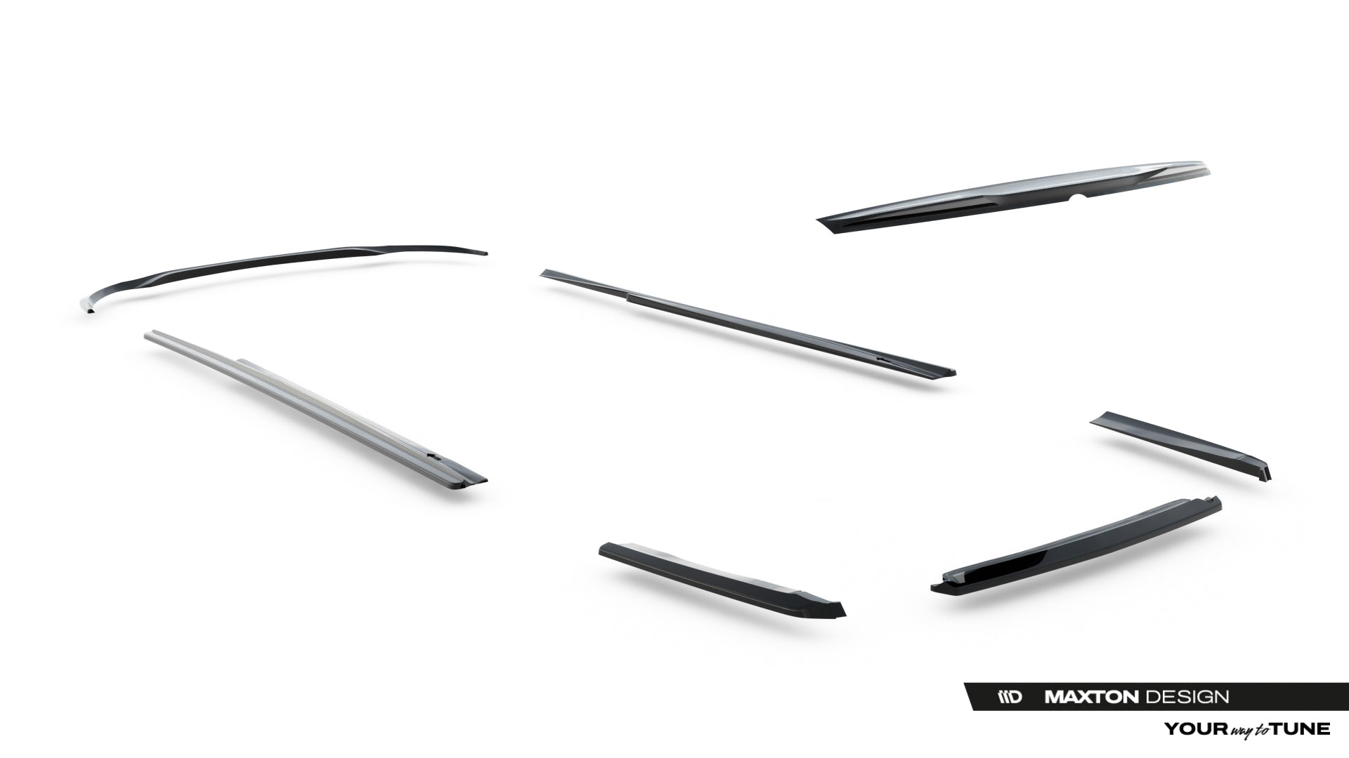 Set of splitters mercedes-benz s amg-line w222