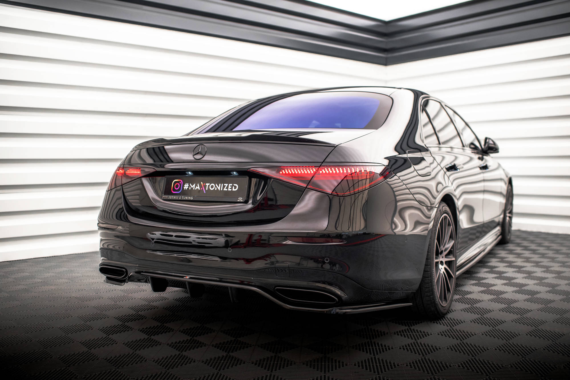 Set of splitters mercedes-benz s amg-line w223