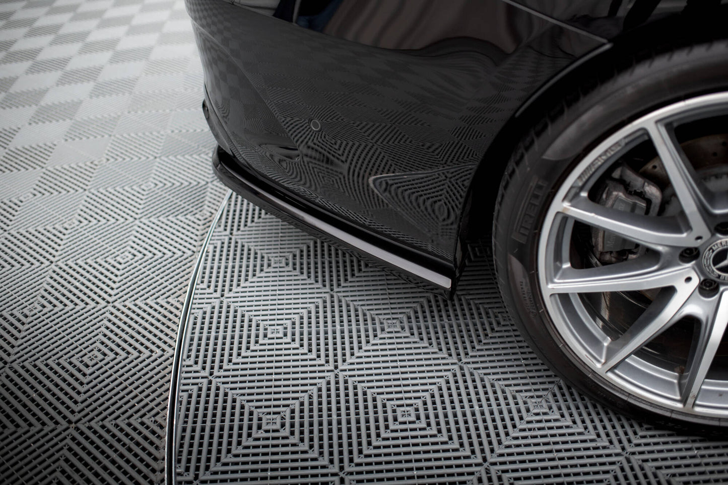 Set of splitters mercedes-benz s coupe amg-line c217 facelift