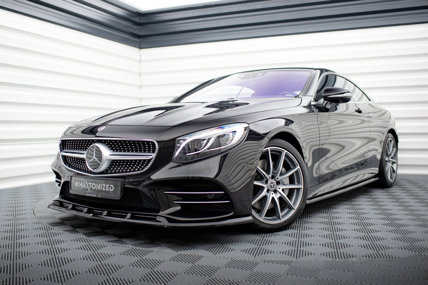 Set of splitters mercedes-benz s coupe amg-line c217 facelift