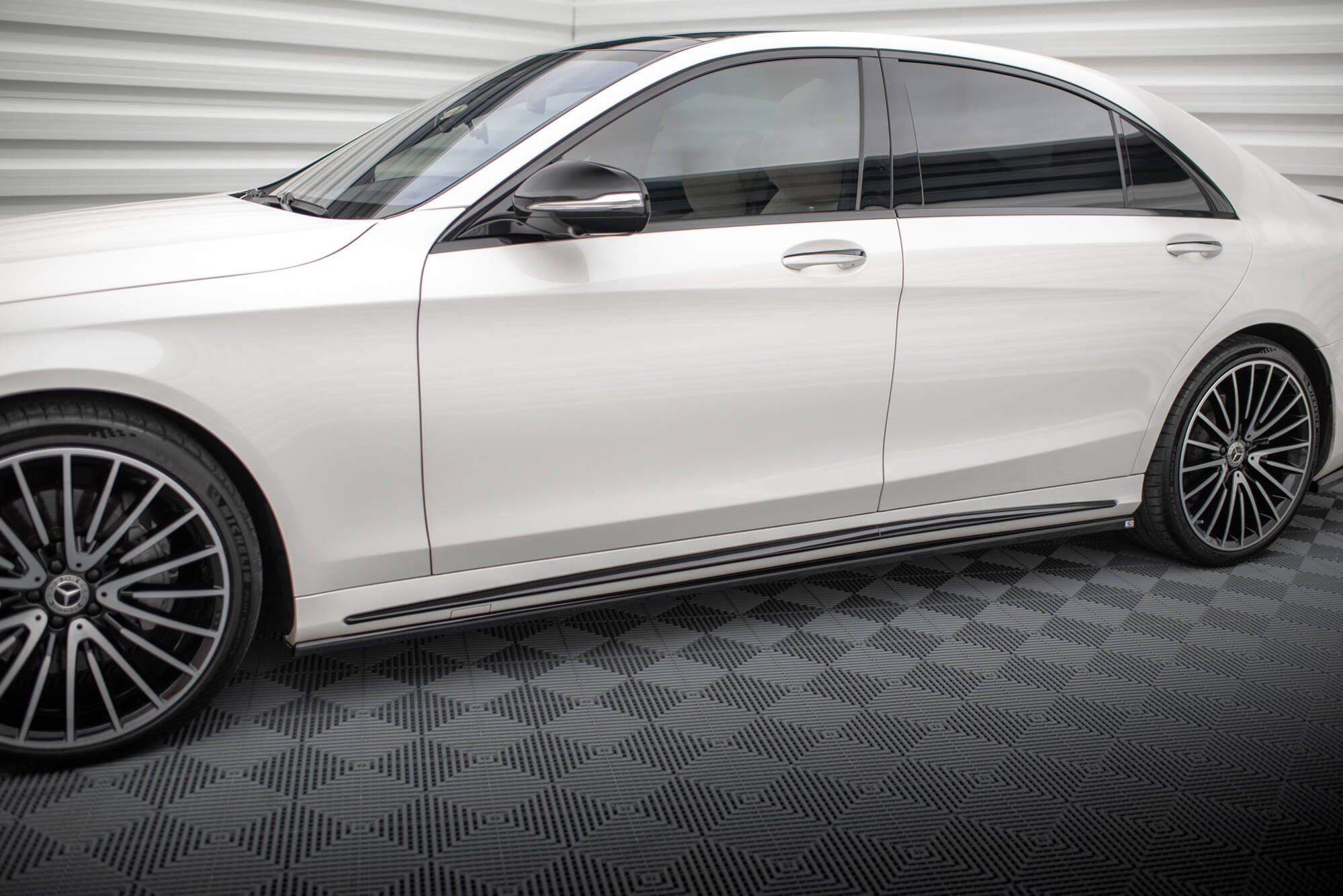 Set of splitters mercedes-benz s long amg-line w222 facelift
