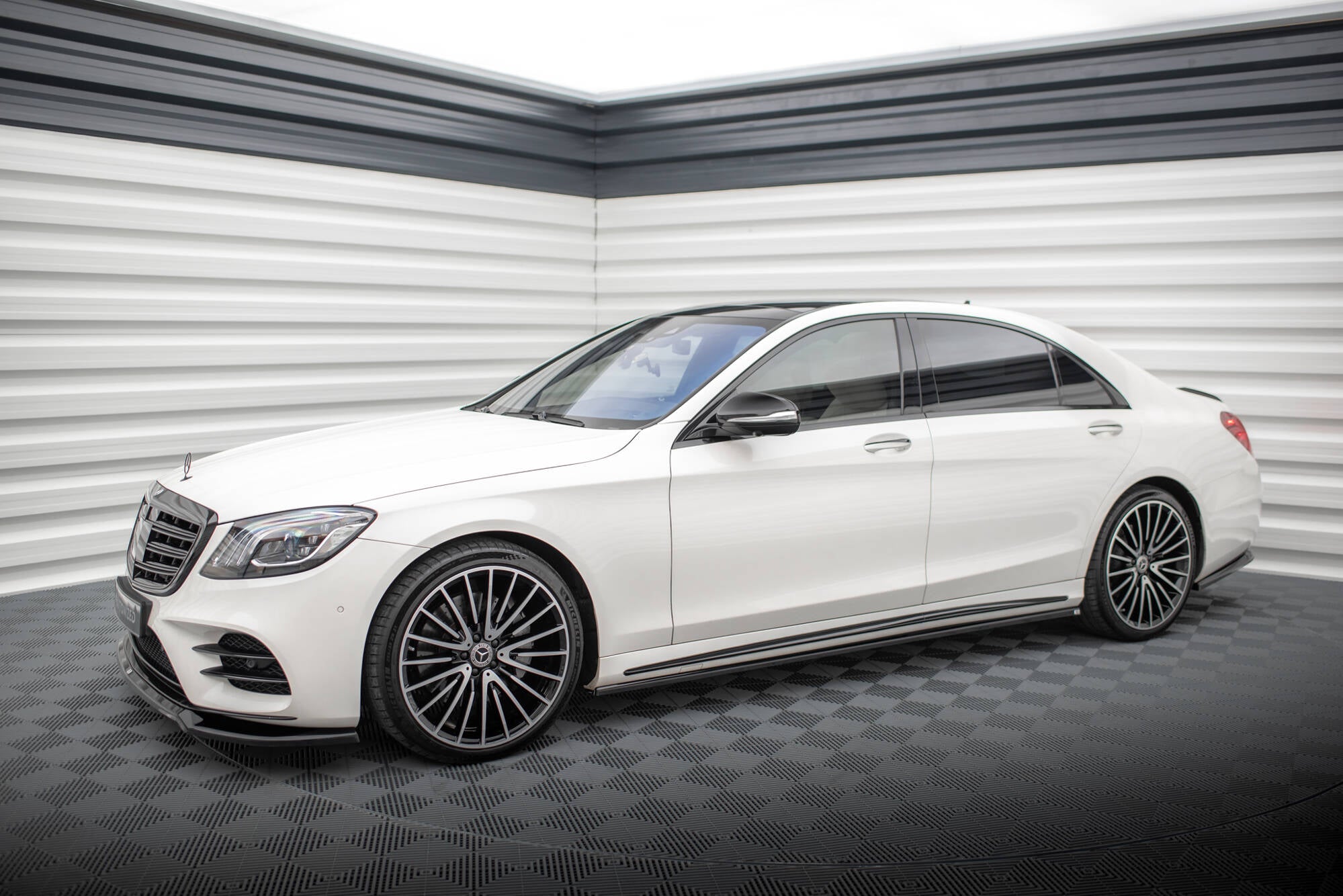 Set of splitters mercedes-benz s long amg-line w222 facelift