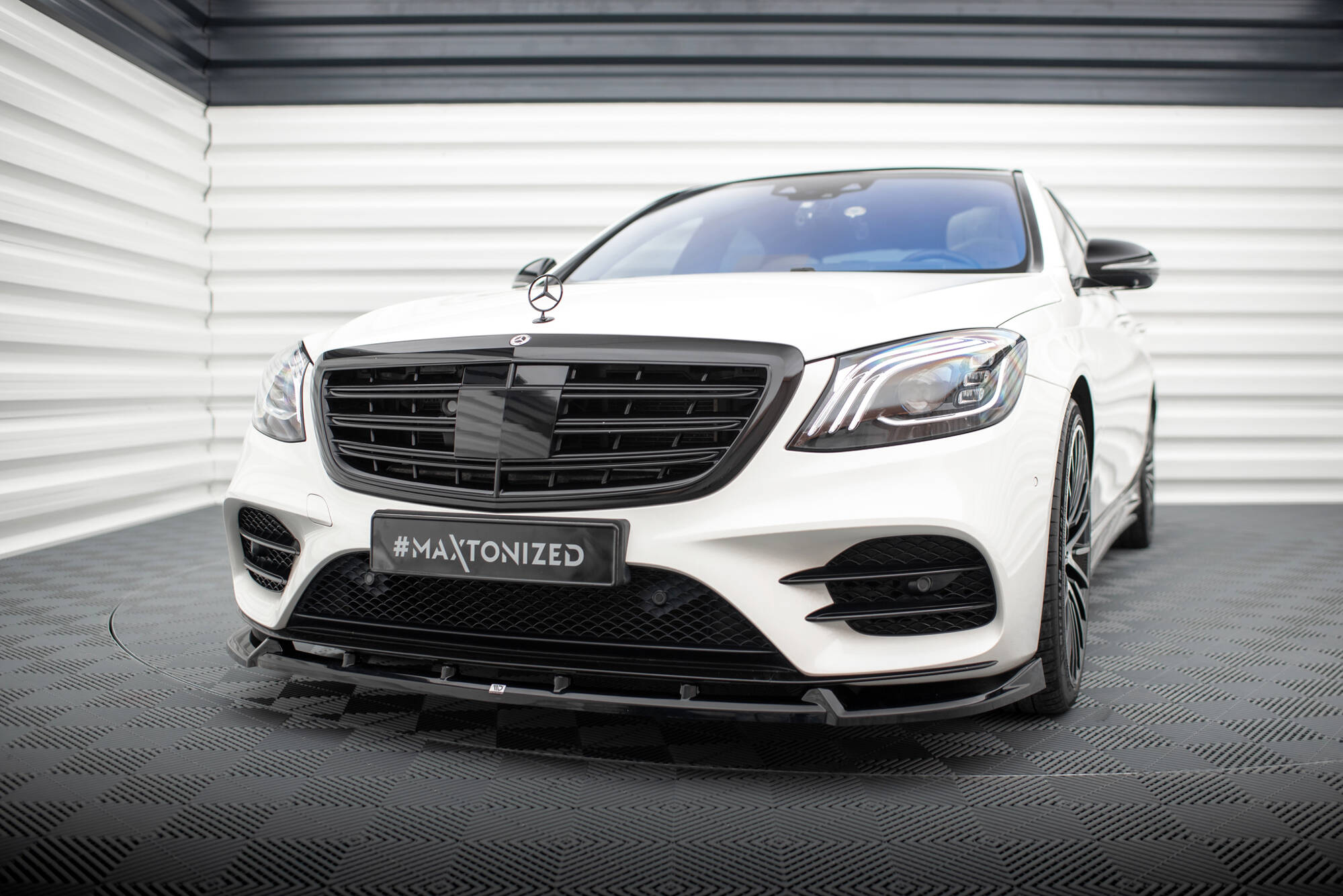 Set of splitters mercedes-benz s long amg-line w222 facelift