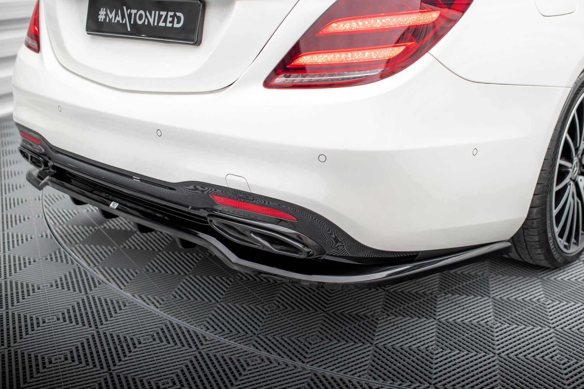 Set of splitters mercedes-benz s long amg-line w222 facelift